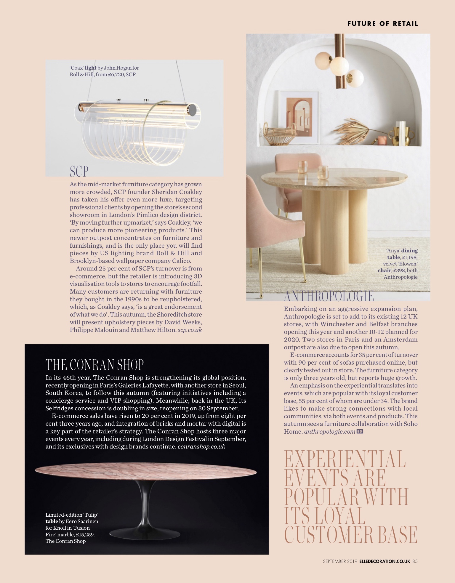 Anya Dining Table & Tanner Chandelier