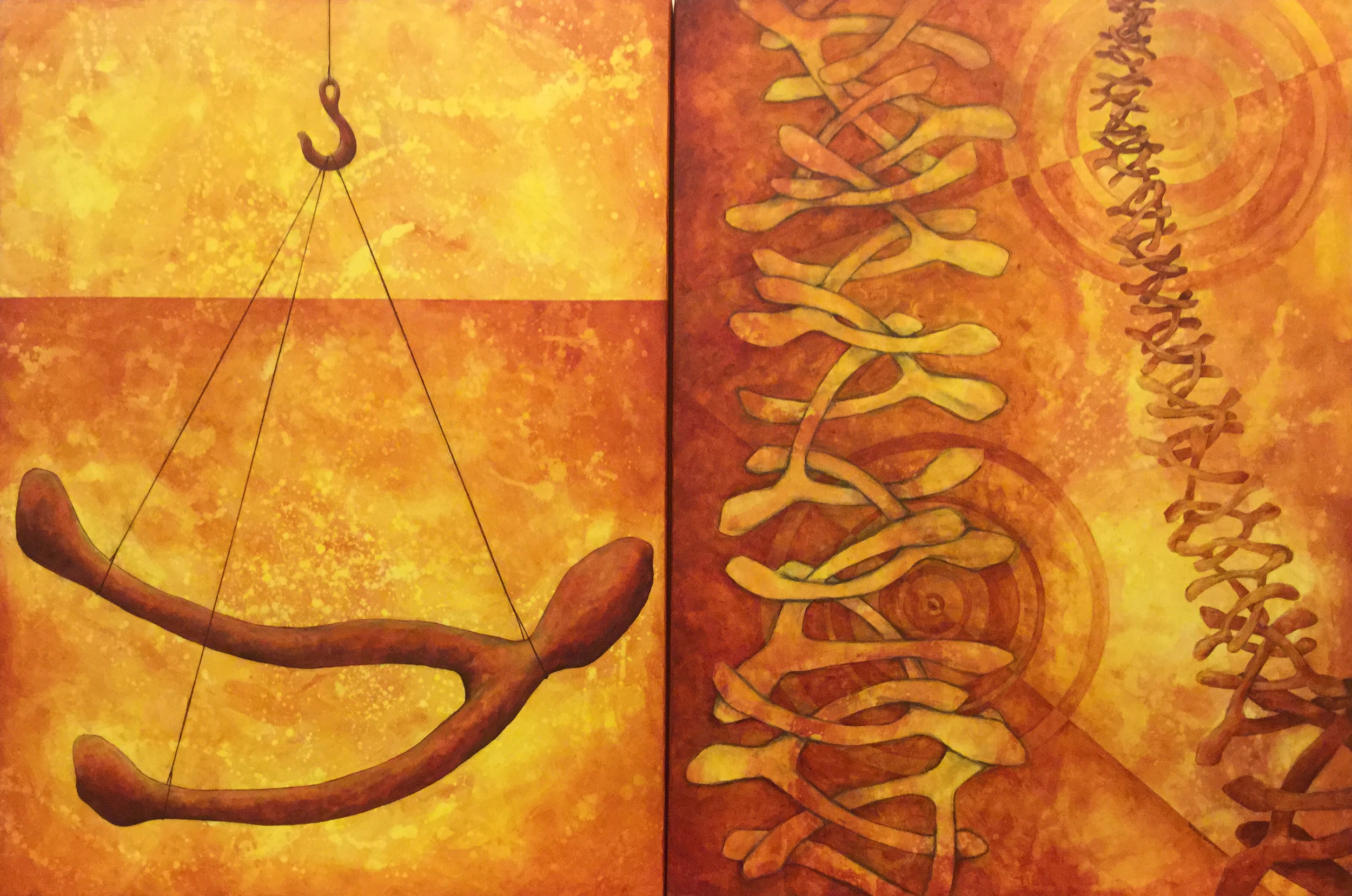 Bio Bones (Diptych)