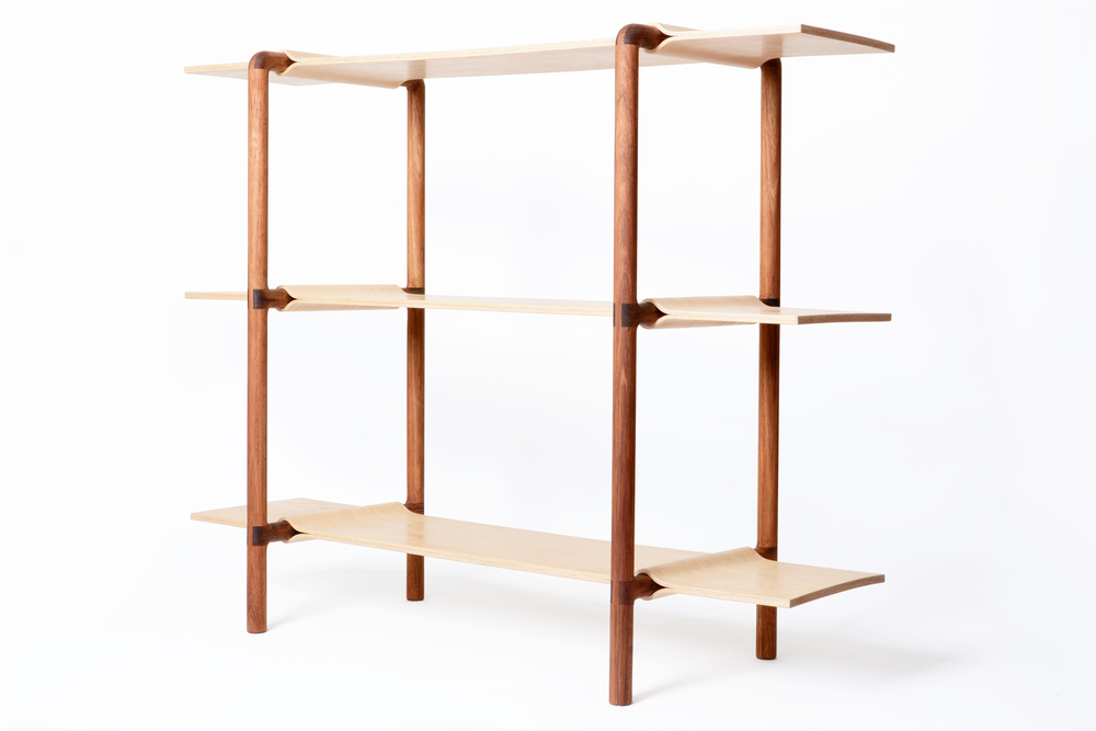 The Ondalé shelf by Alexsandra Pontonio will be shown as part of Melbourne Movement's exhibit at SaloneSatellite.