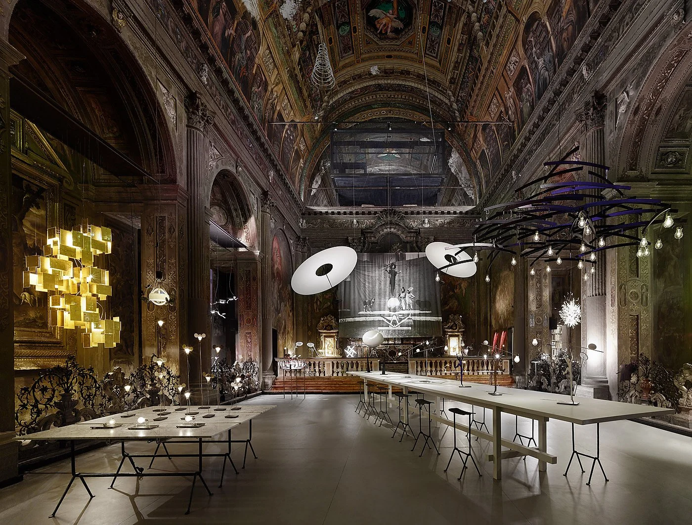 Ingo Maurer at San Paolo Converso, Milan. Photography by Tom Vak.