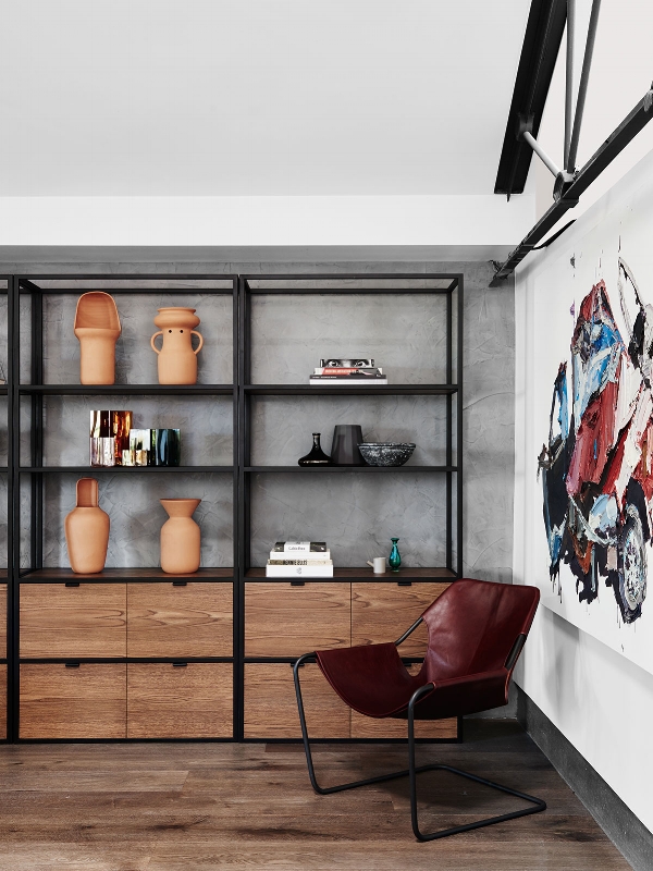 For The Richmond Residence We Are Huntly drew inspiration from the client's incredible art collection, which features pieces from artists including Ben Quilty and Dale Frank. Photo: Brooke Holm. Art Direction: Marsha Golemac 