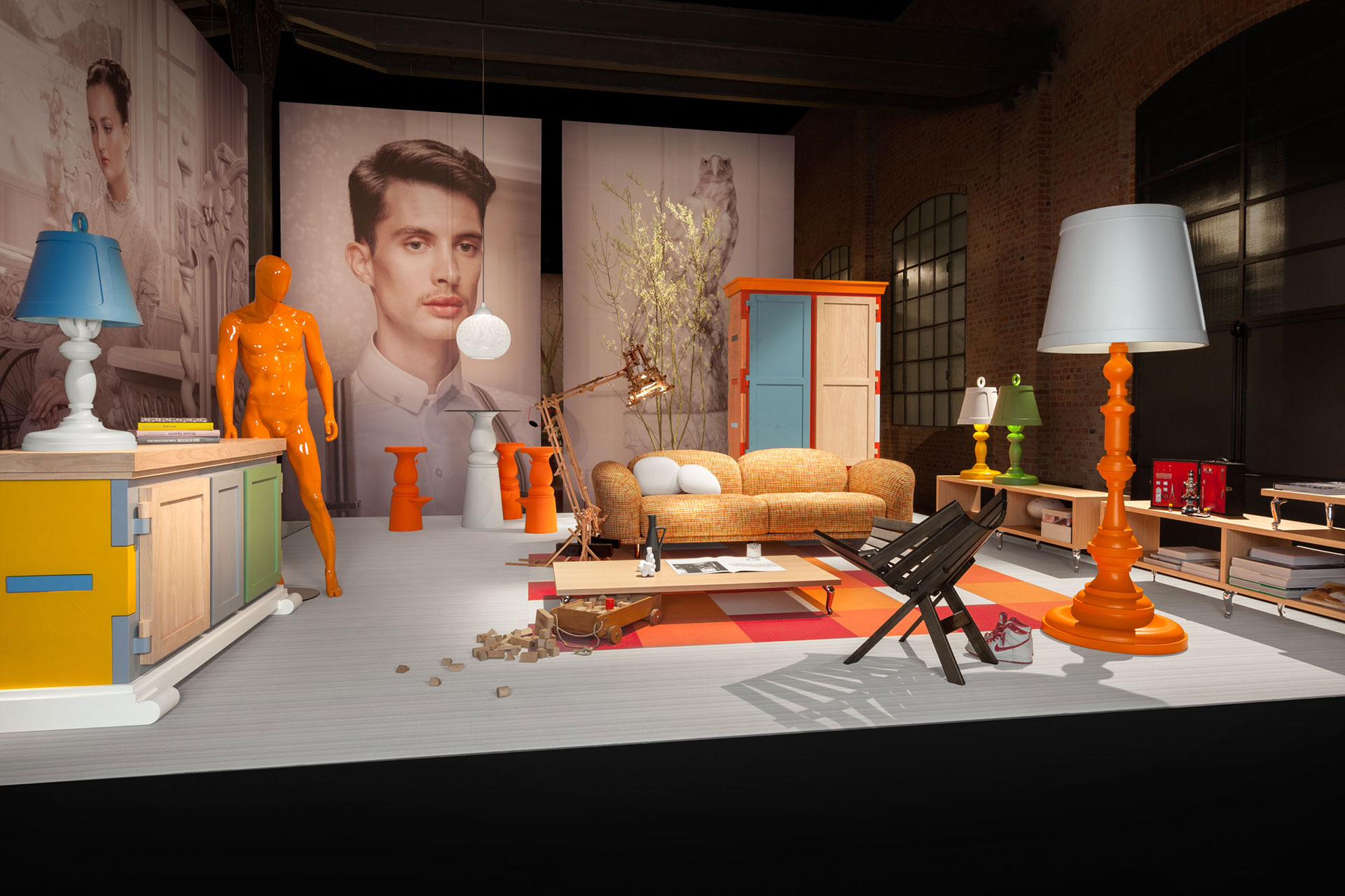 The 2013 Moooi exhibit at via Savona in Milan. Photo: Peer Lindgreen