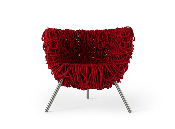 The Edra Vermehla chair is part of MoMA New York's permanent collection.