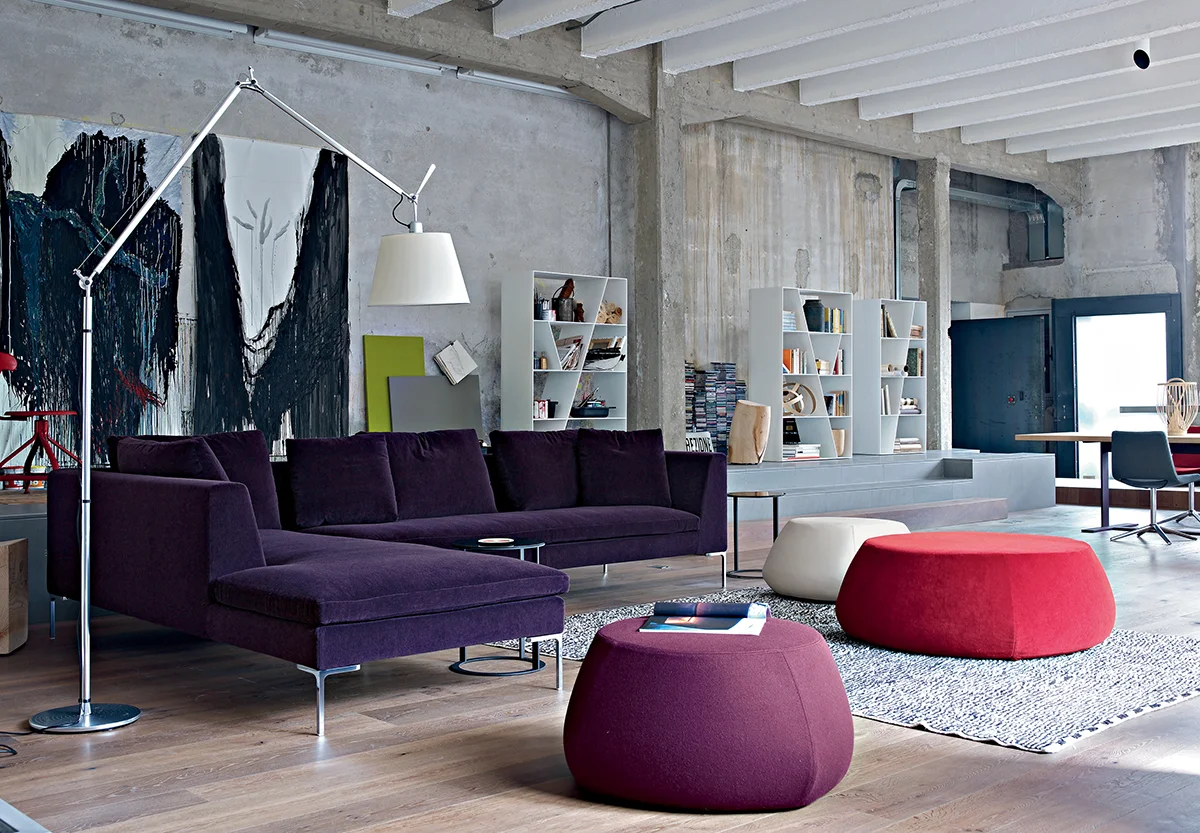 The B&B Italia Charles sofa continues to be one of the Italian brand's most popular and celebrated designs.