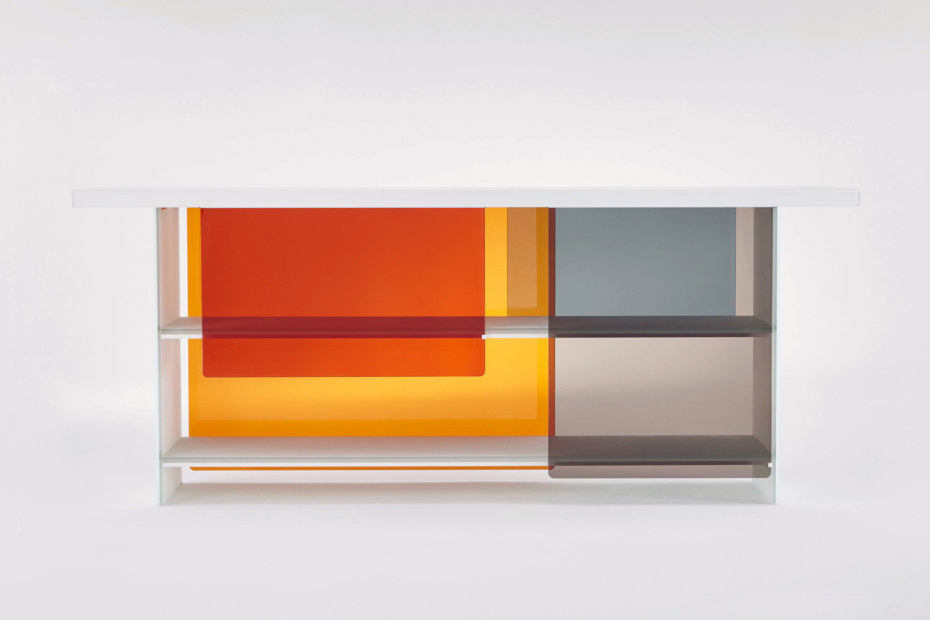 Layers credenza by Nendo for Glas Italia.