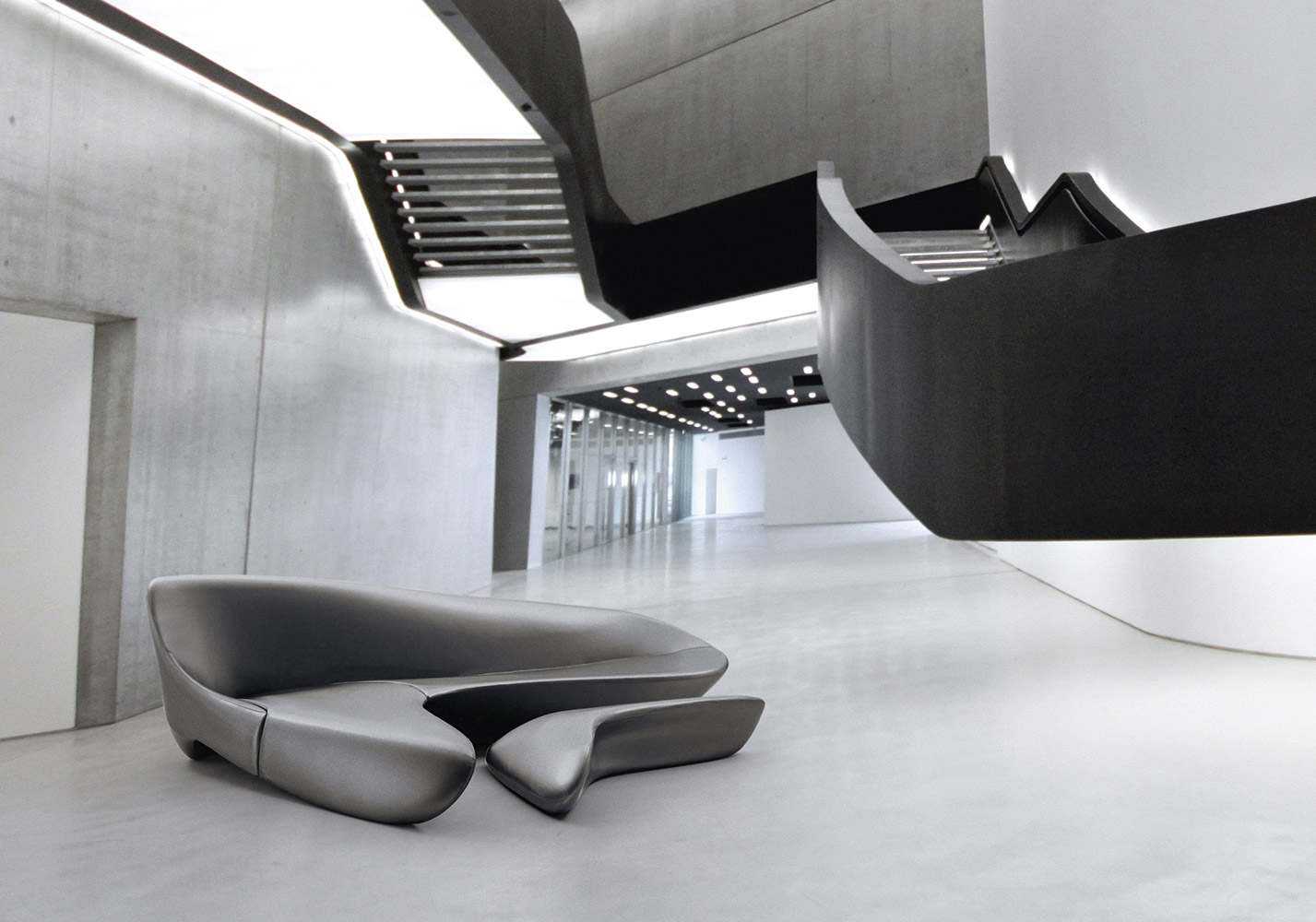 In 2010 the Moon System was chosen by Studio Zaha Hadid Architects for the opening of the MAXXI and again features at the museum as part of 'Zaha Hadid in Italy’.