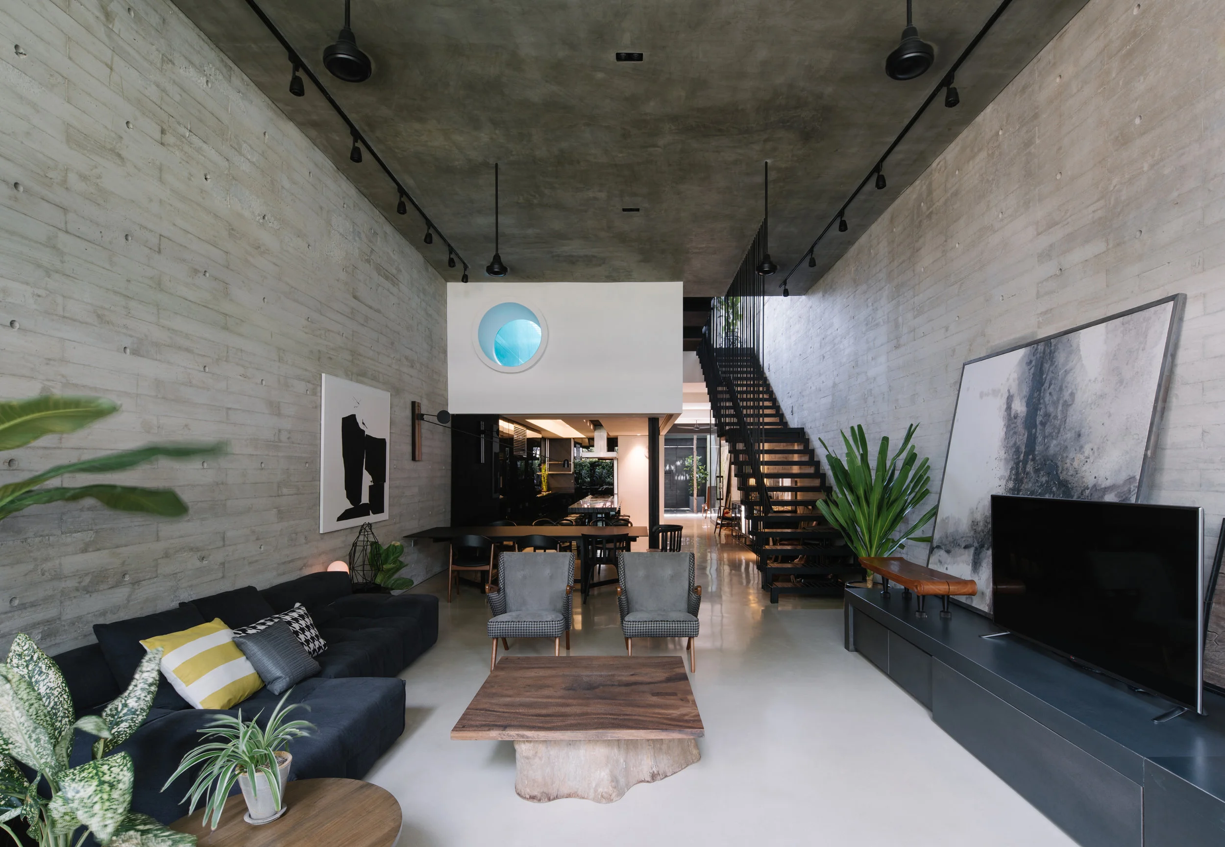 The openness of Open House allows Tan's family to connect with the the outdoors and also with one another.