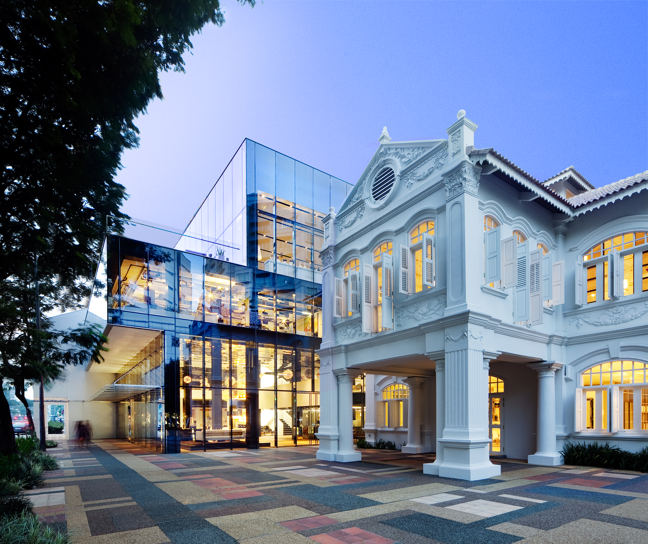 Designed by WOHA and located within Singapore’s Arts and Heritage District, Space Asia Hub is housed within a unique cluster of heritage buildings.