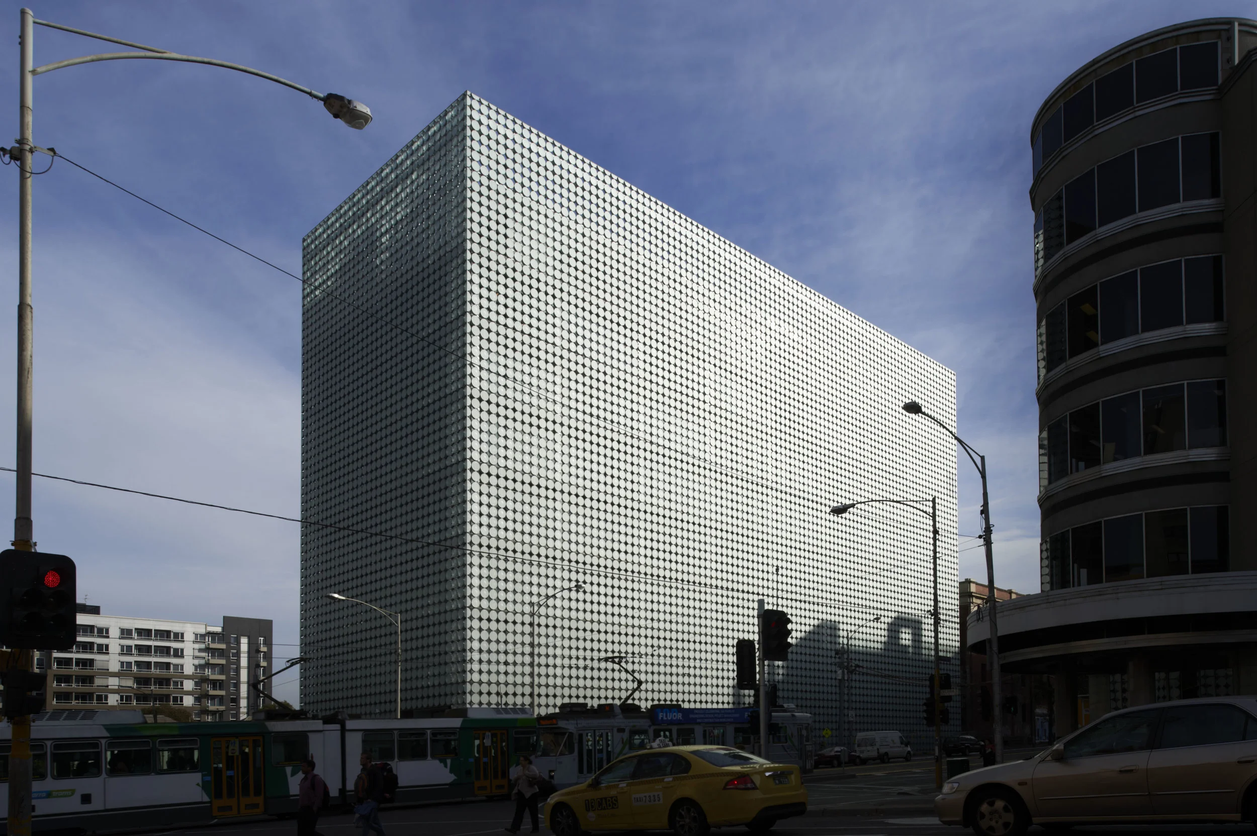 The RMIT Design Hub by Sean Godsell Architects in association with Peddle Thorp received a National Architecture Award from the AIA in 2013. Photo © Earl Carter. 