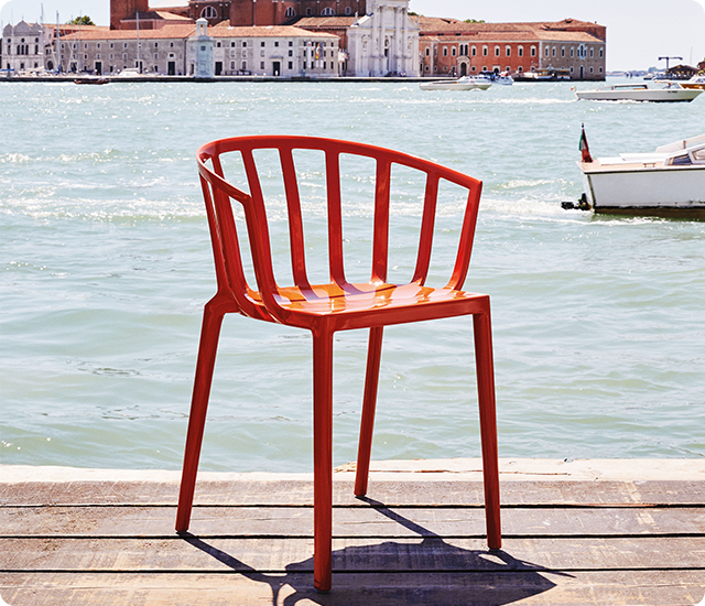 Venice, the latest member of the Kartell Generic collection designed by Philippe Starck.