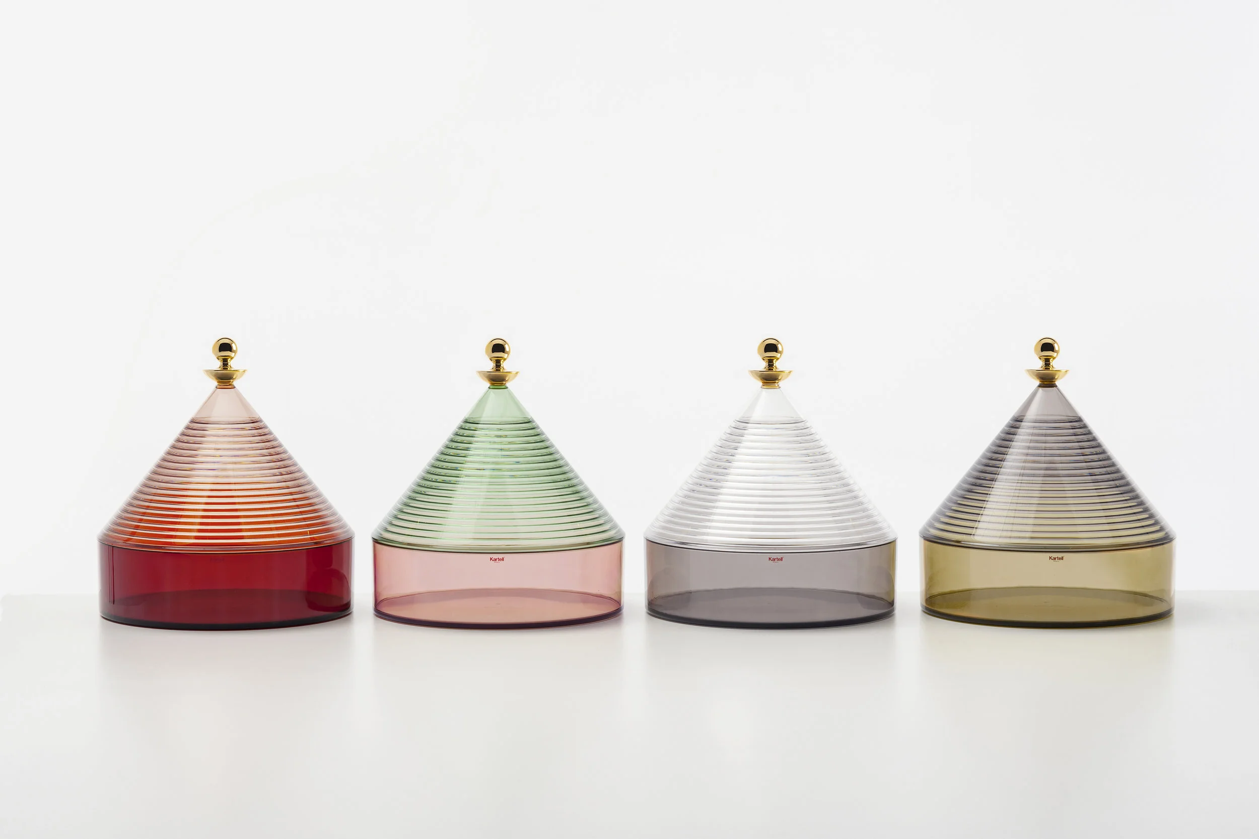 The Trulli containers designed by Fabio Novembre for Kartell . Photo © Kartell.