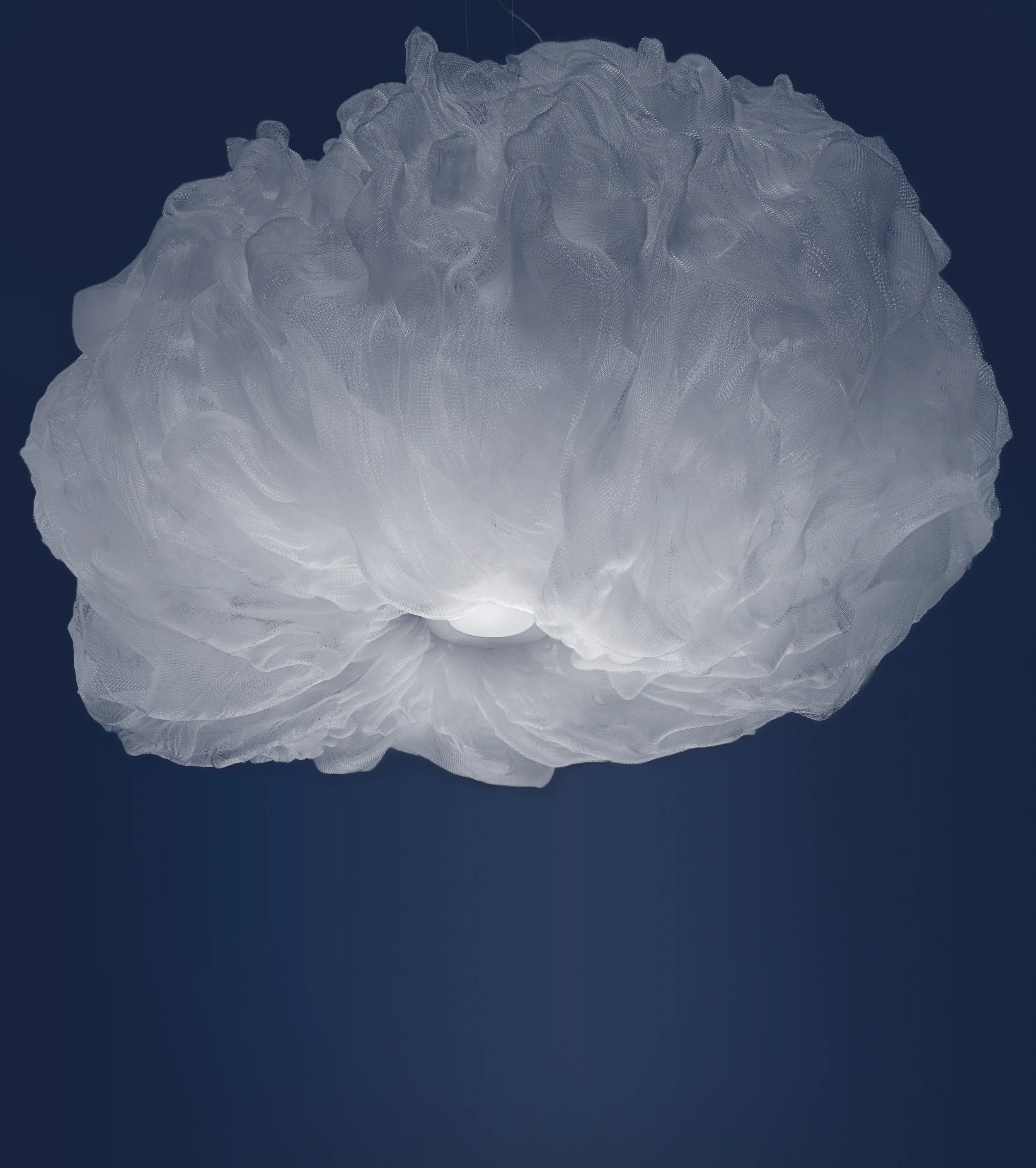 Nuée lamp designed by Marc Sadler for Foscarini and inspired by a soft, fluffy, cumulous cloud.
