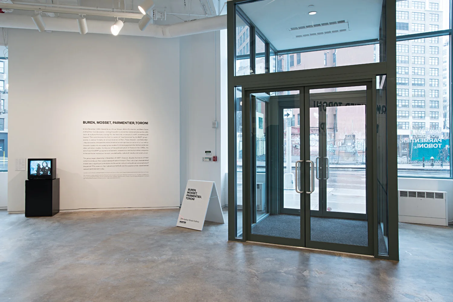 Buren, Mosset, Parmentier, Toroni, 205 Hudson Gallery