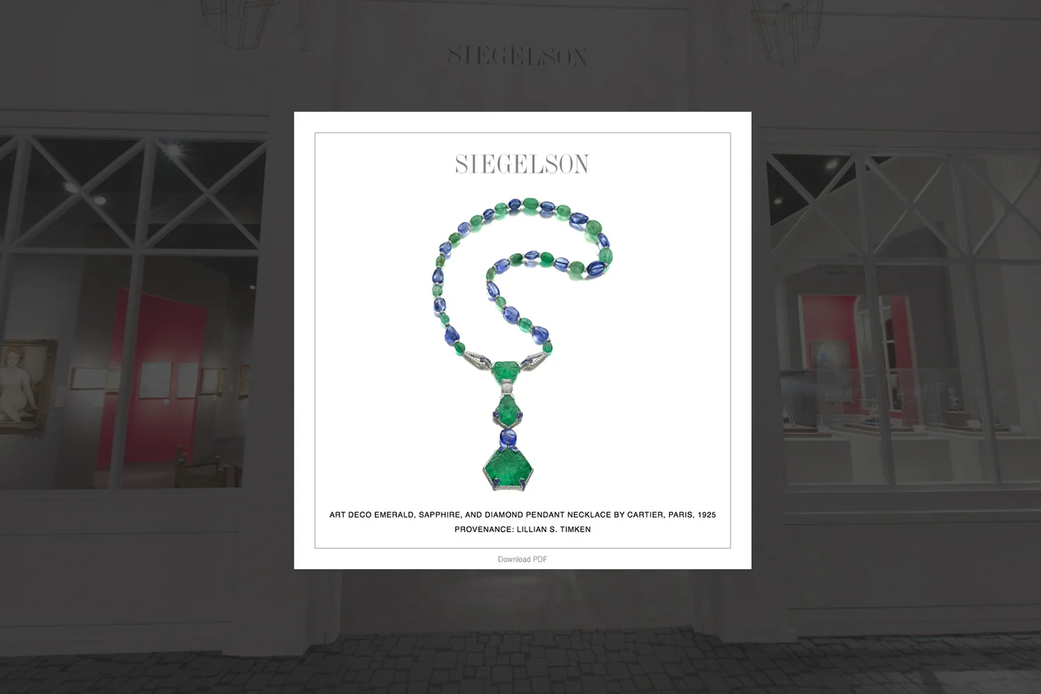Siegelson Diamonds New York, Trade Fair Virtual Reality VR app