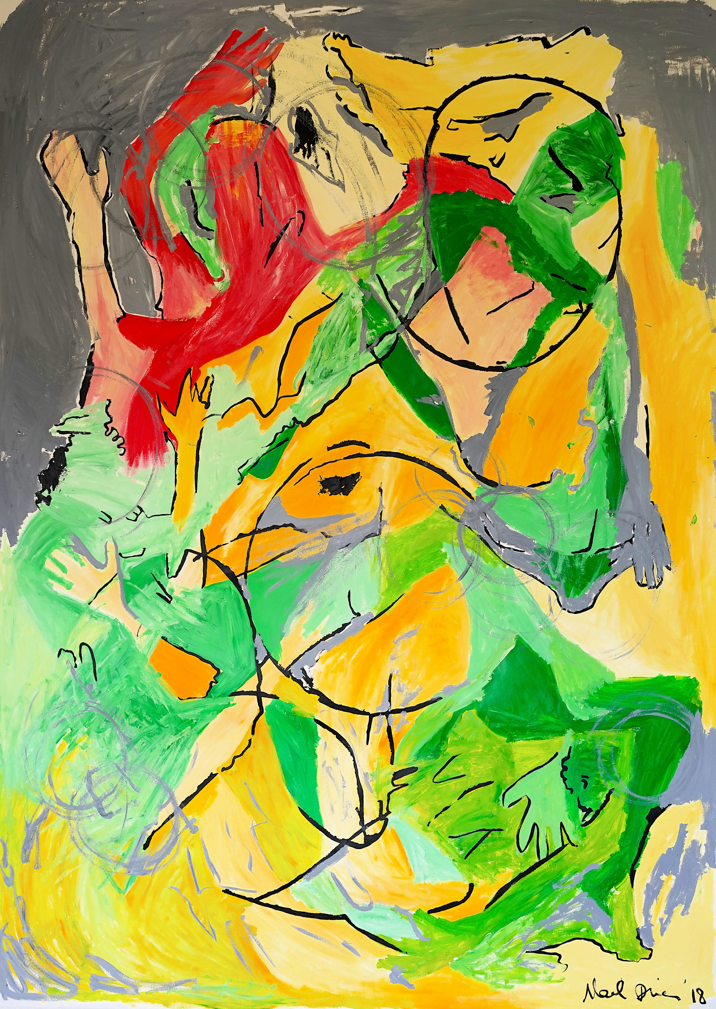 Mountain View with finger pointing 