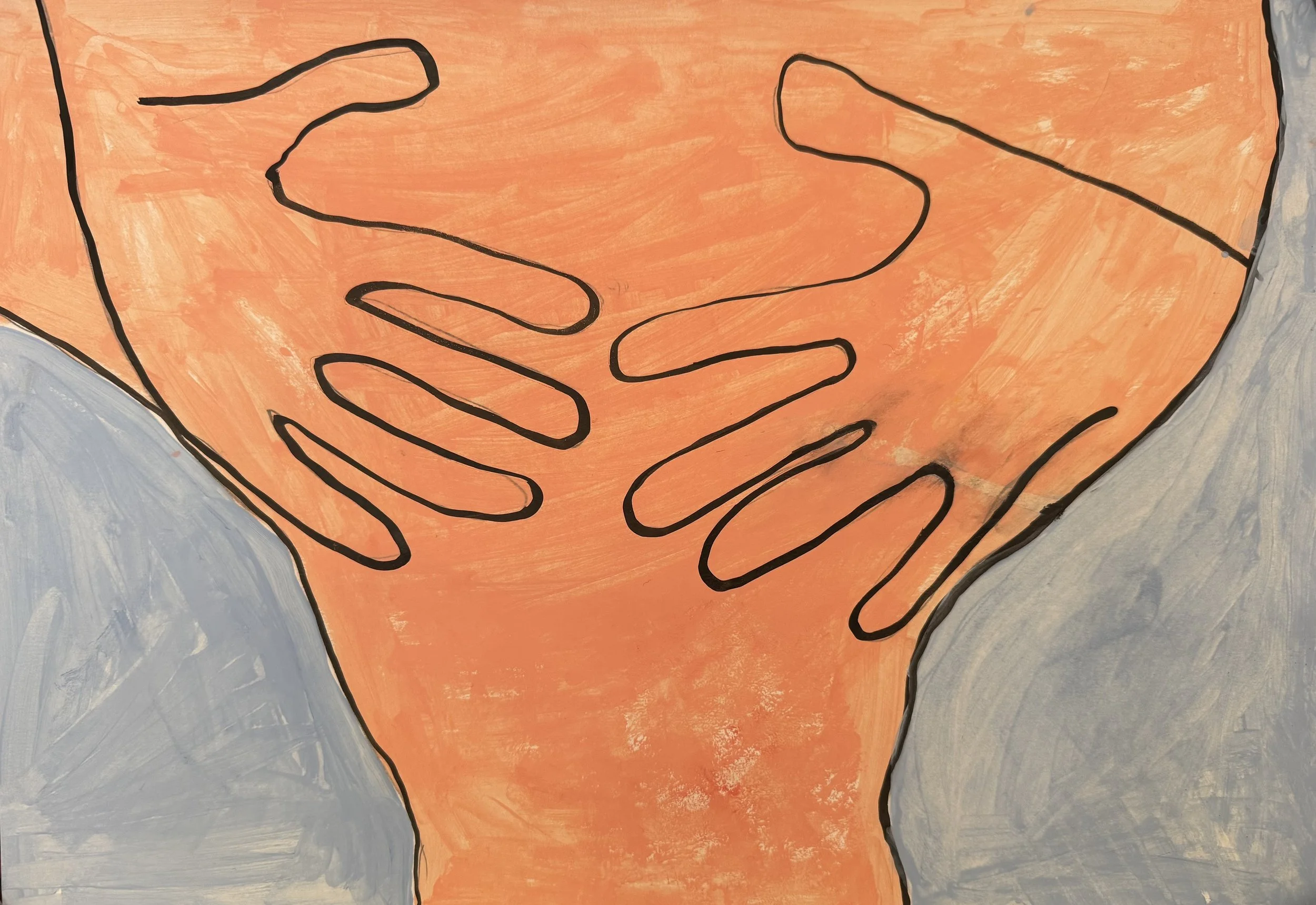 Healing Hands On Stomach