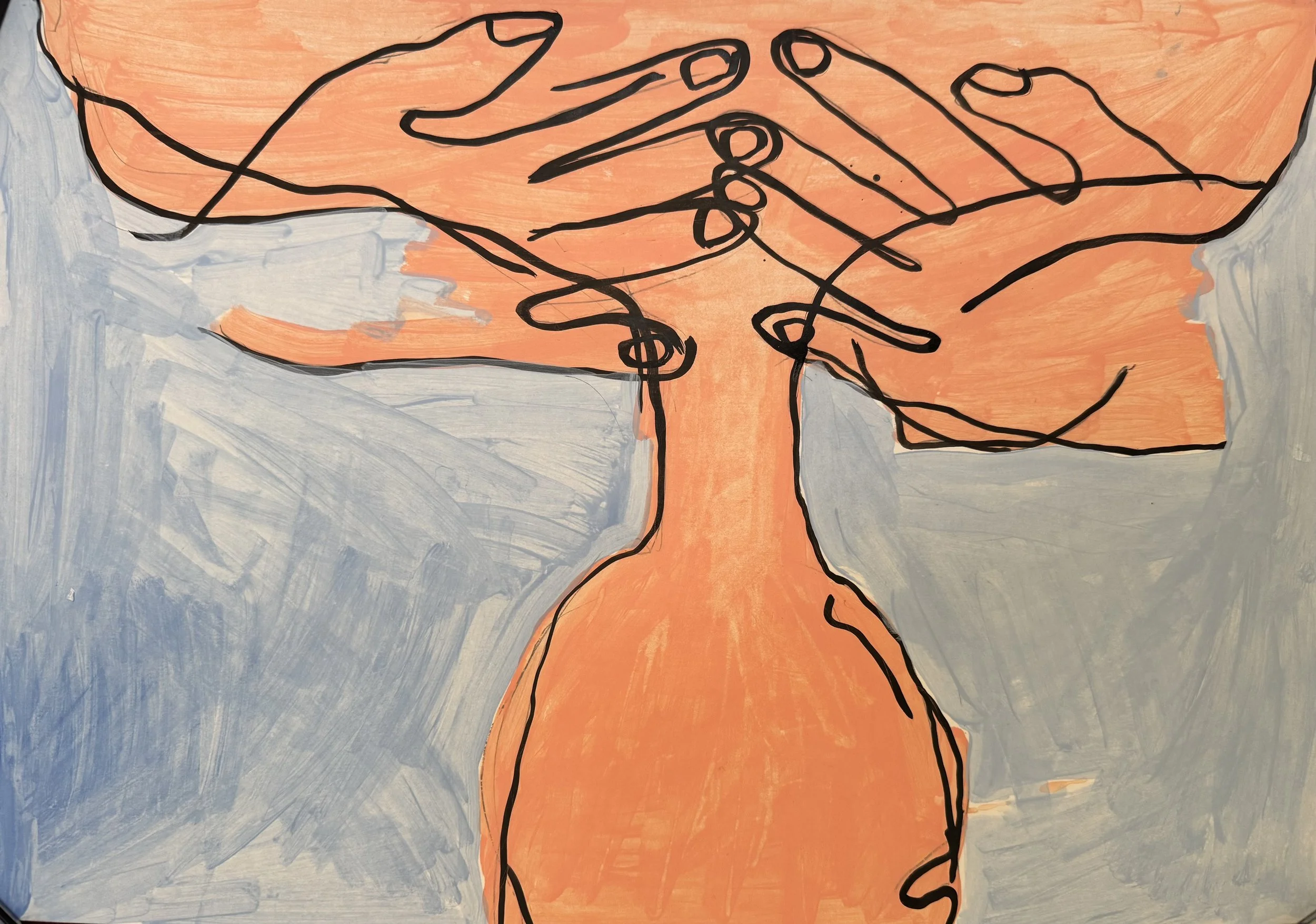 Healing Hands on Neck