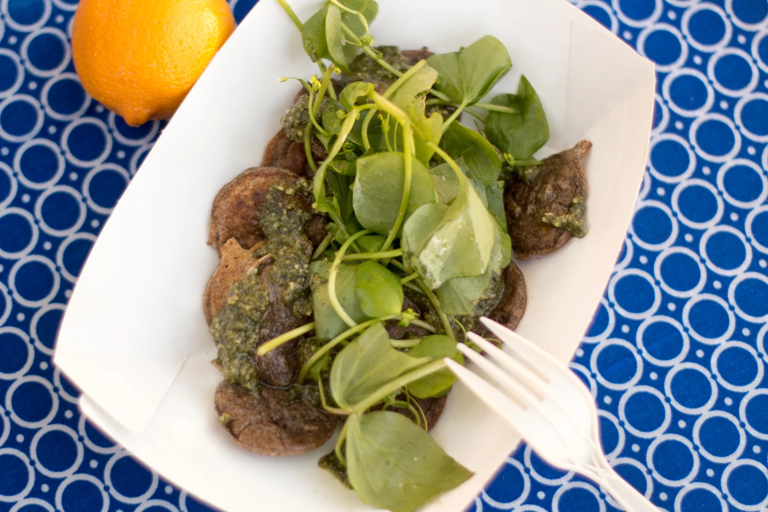 Foraged// Nettle Pesto, Miners Lettuce