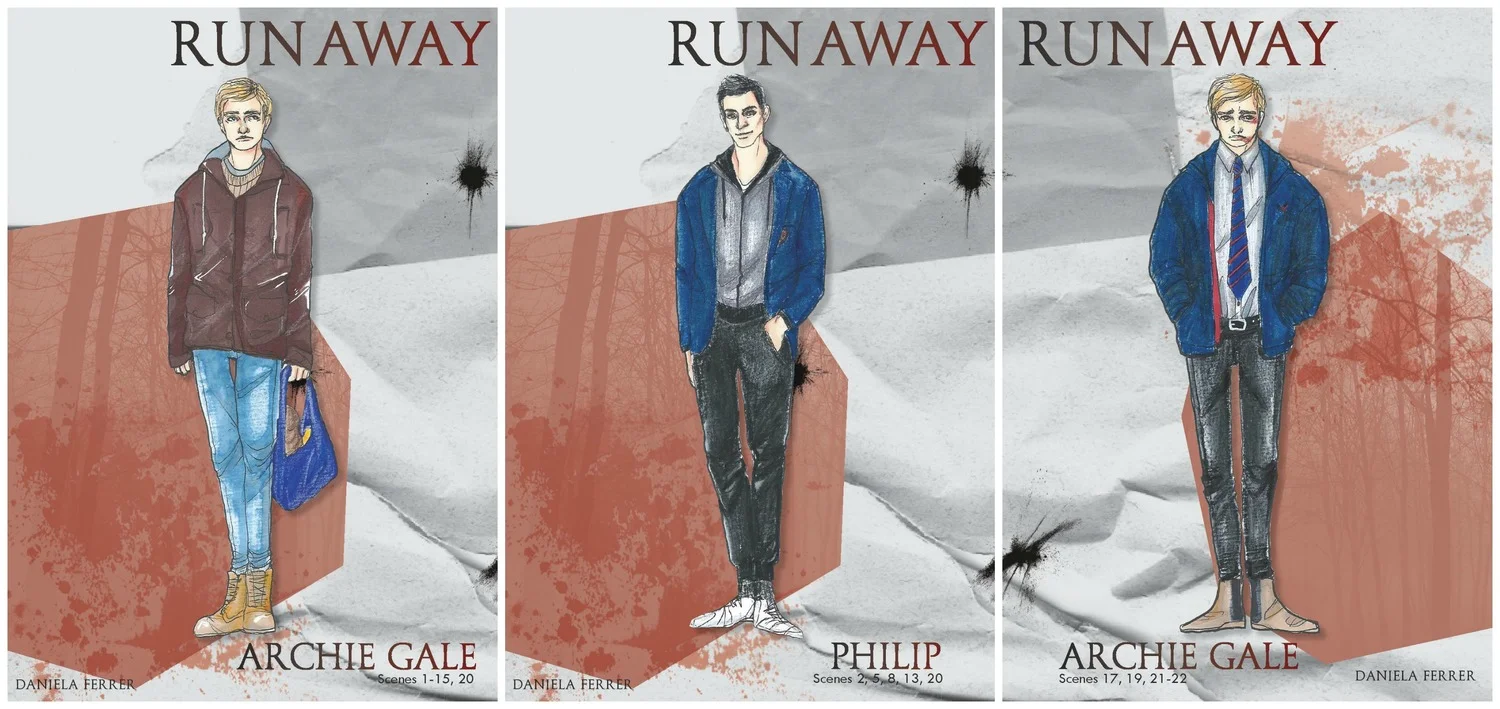 Short Film: Runaway. Costume designer/Illustrator: Daniela Ferrer