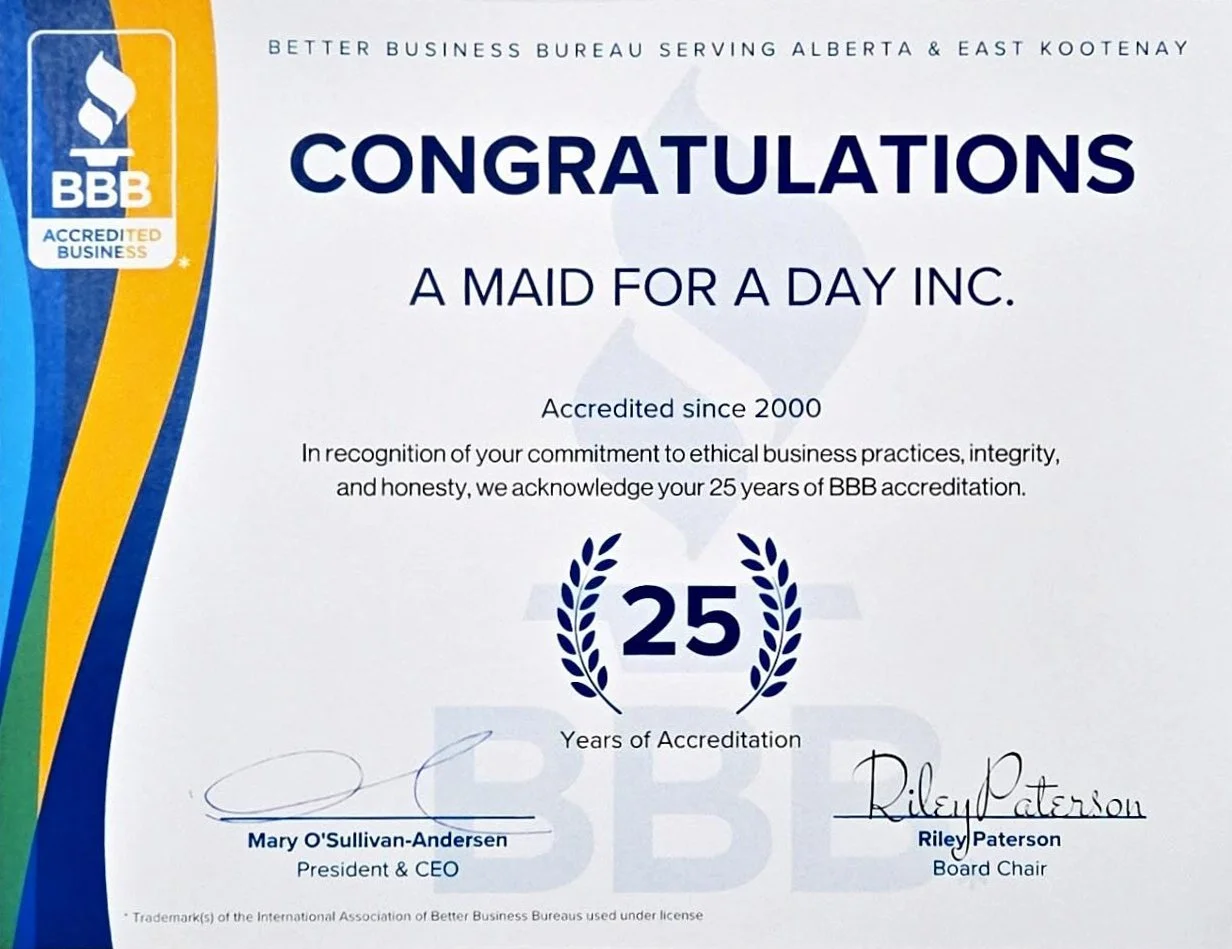 Better Business Bureau Award for Longstanding Accreditation
