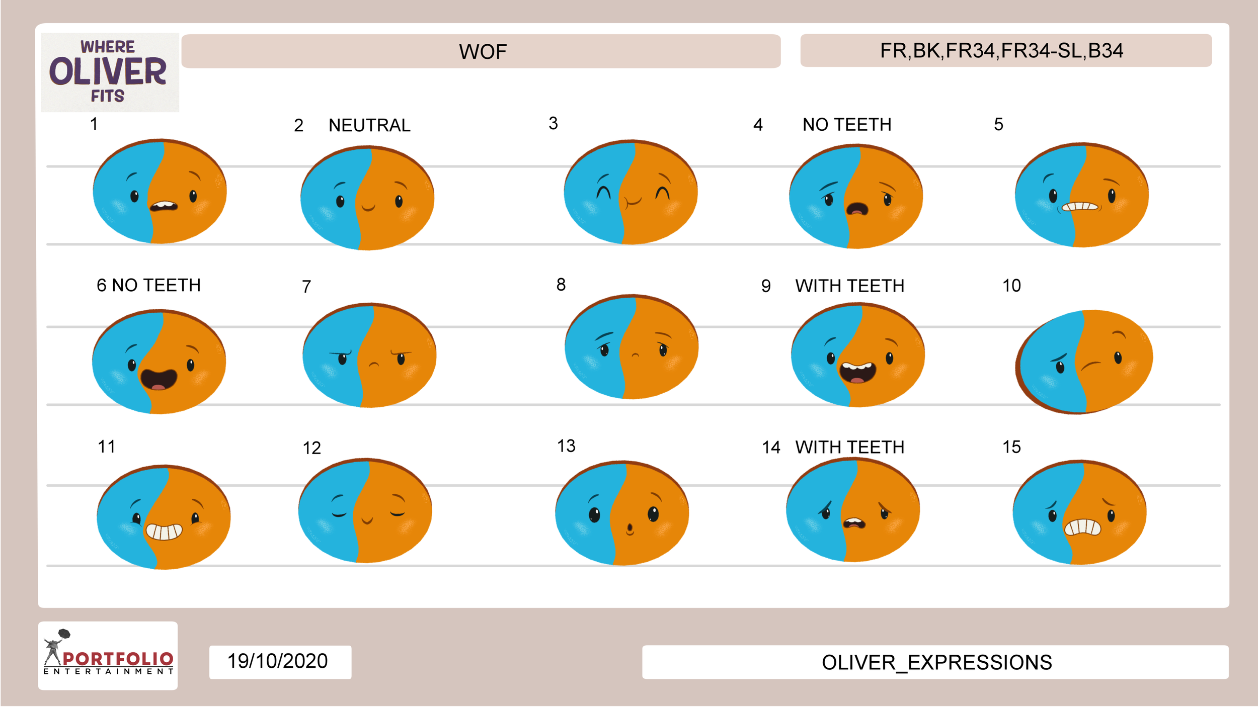 WOF Oliver Expression Sheet