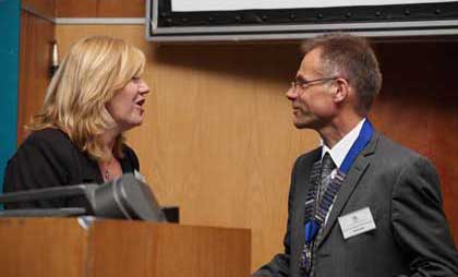 Alistair Smyth welcomes incoming President, Liz Albery