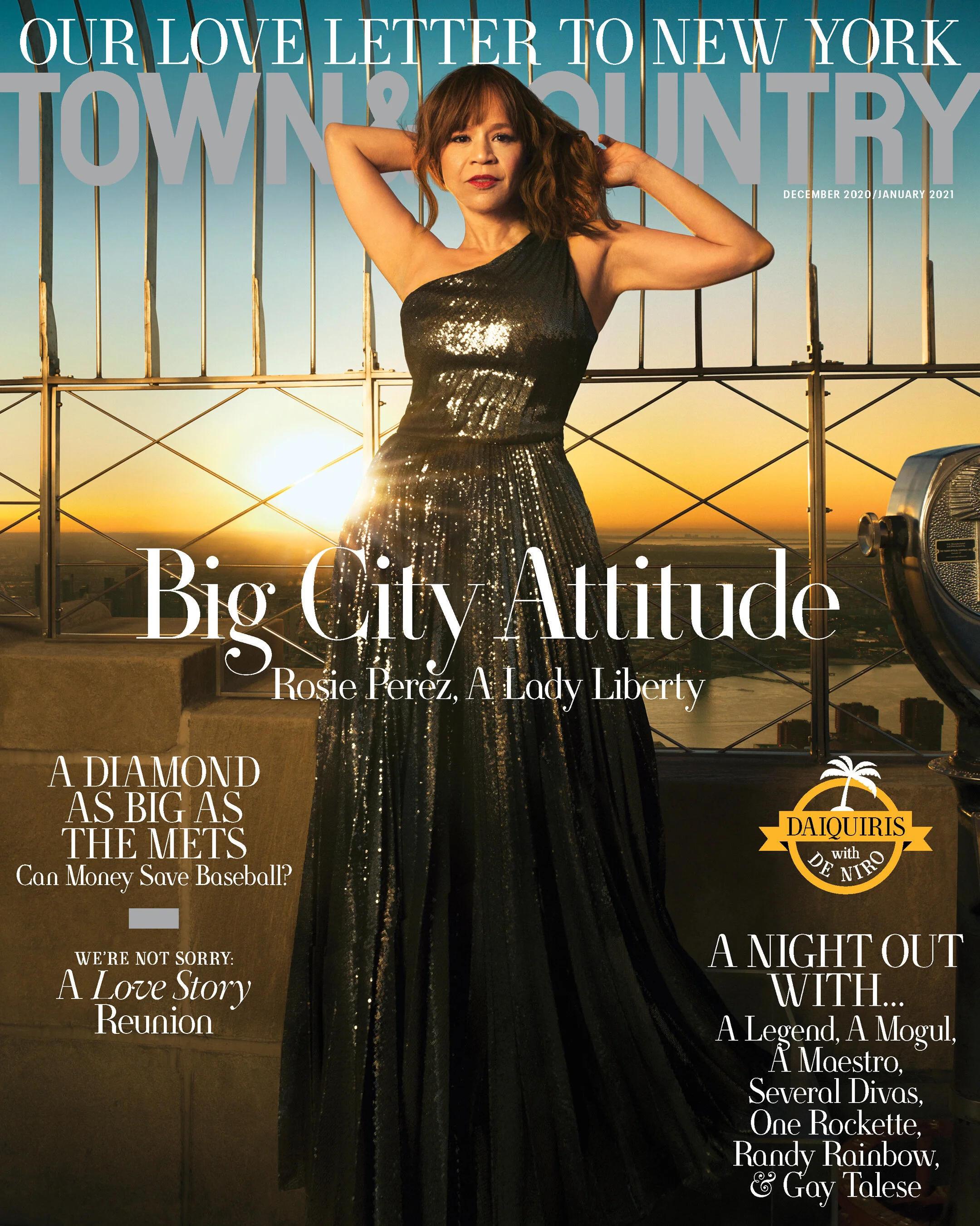 Rosie Perez for Town &amp; Country