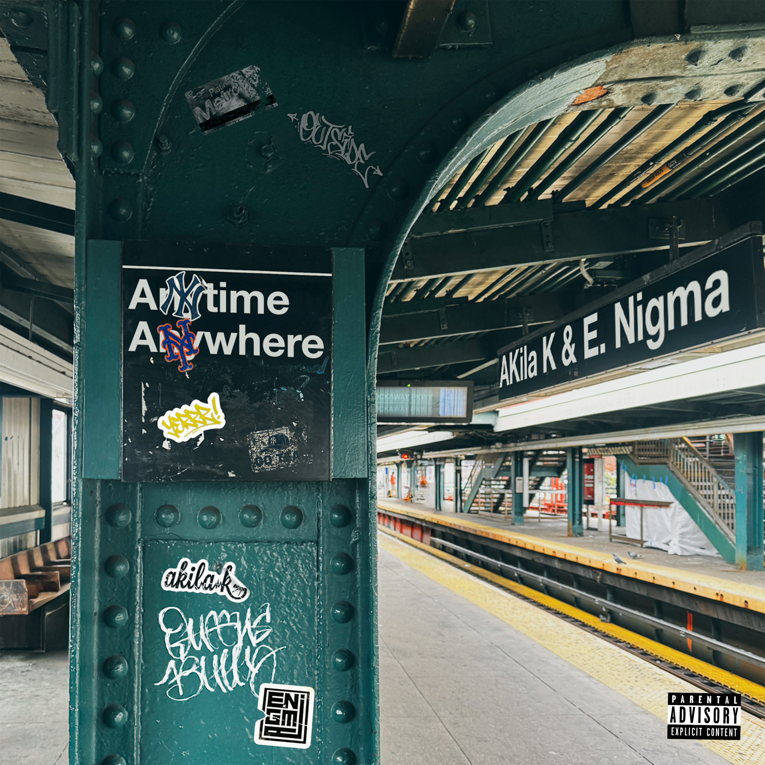 Cover Art for Anytime, Anywhere by E. Nigma & Akila K