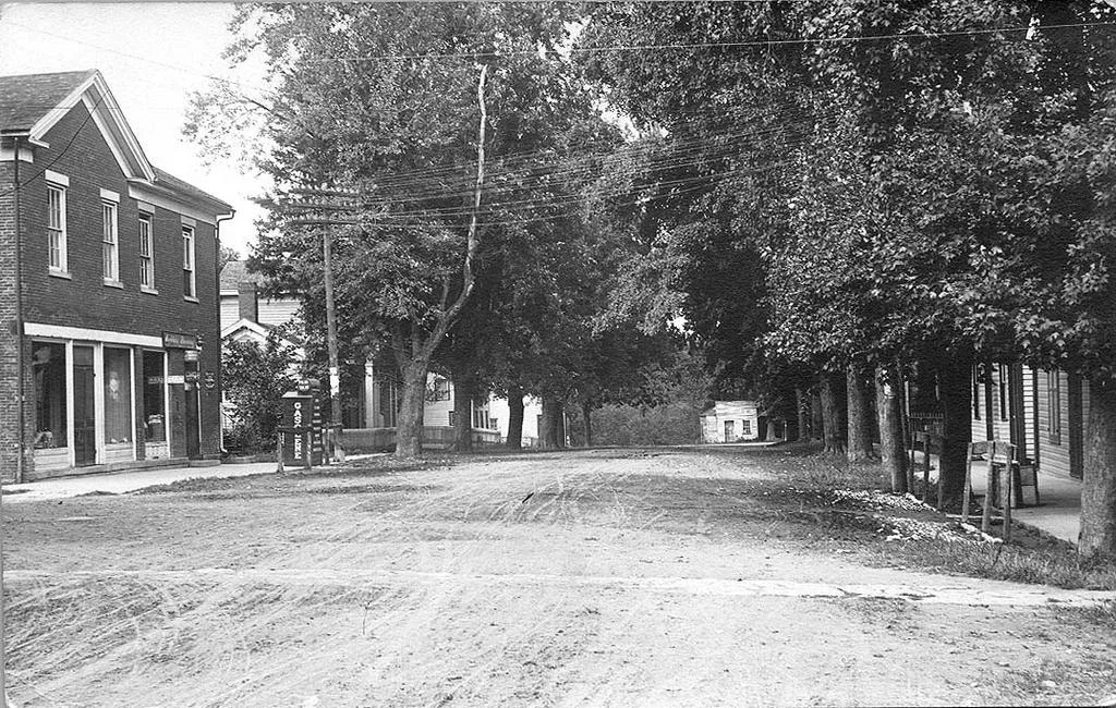 Harveysburg - Heading Down the Hill