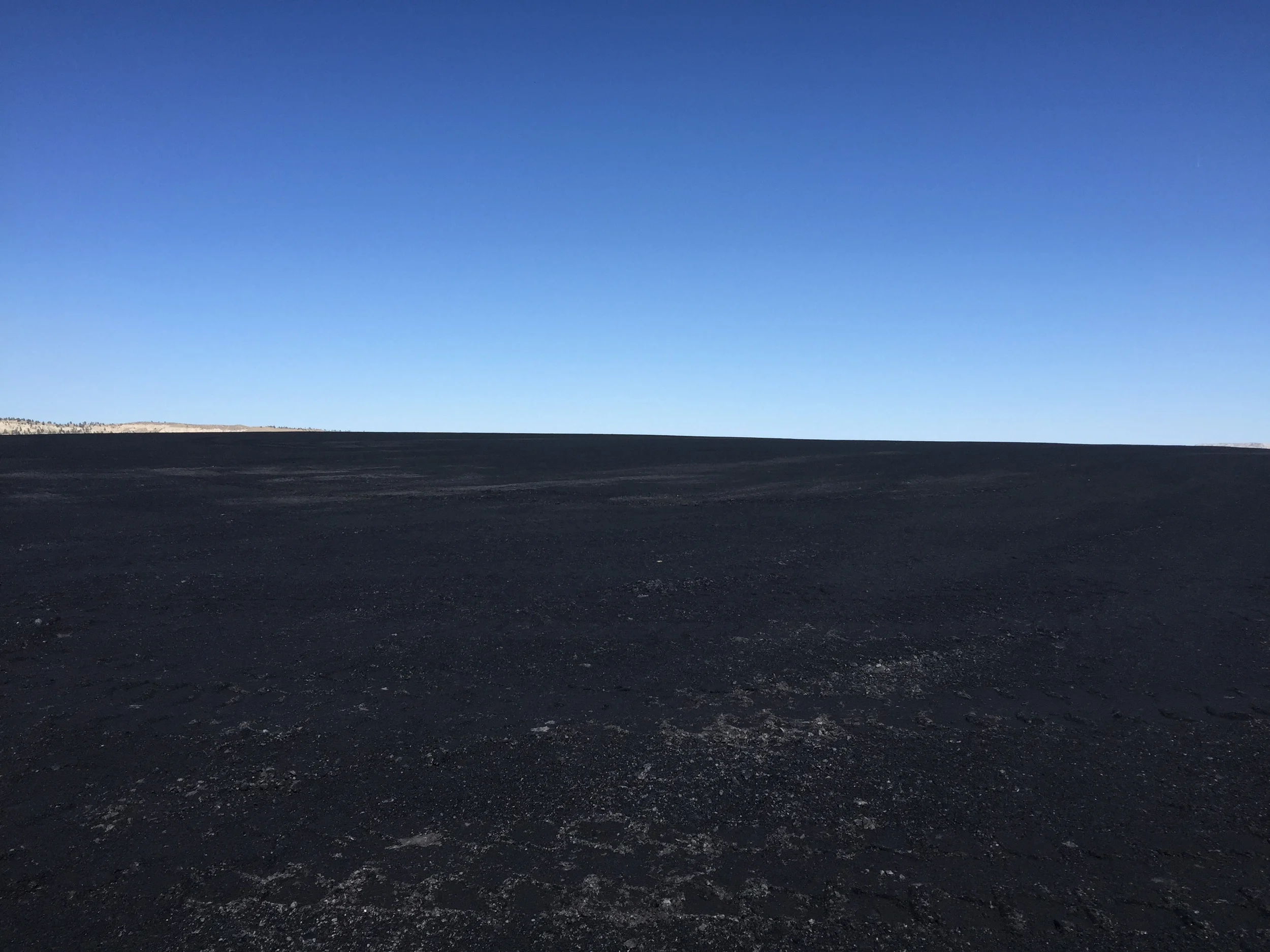 Laramie River Station, a coal-fired power plant near Wheatland, Wyoming keeps enough coal in their stockpile to provide electricity for an entire month. Leigh Paterson / Inside Energy .