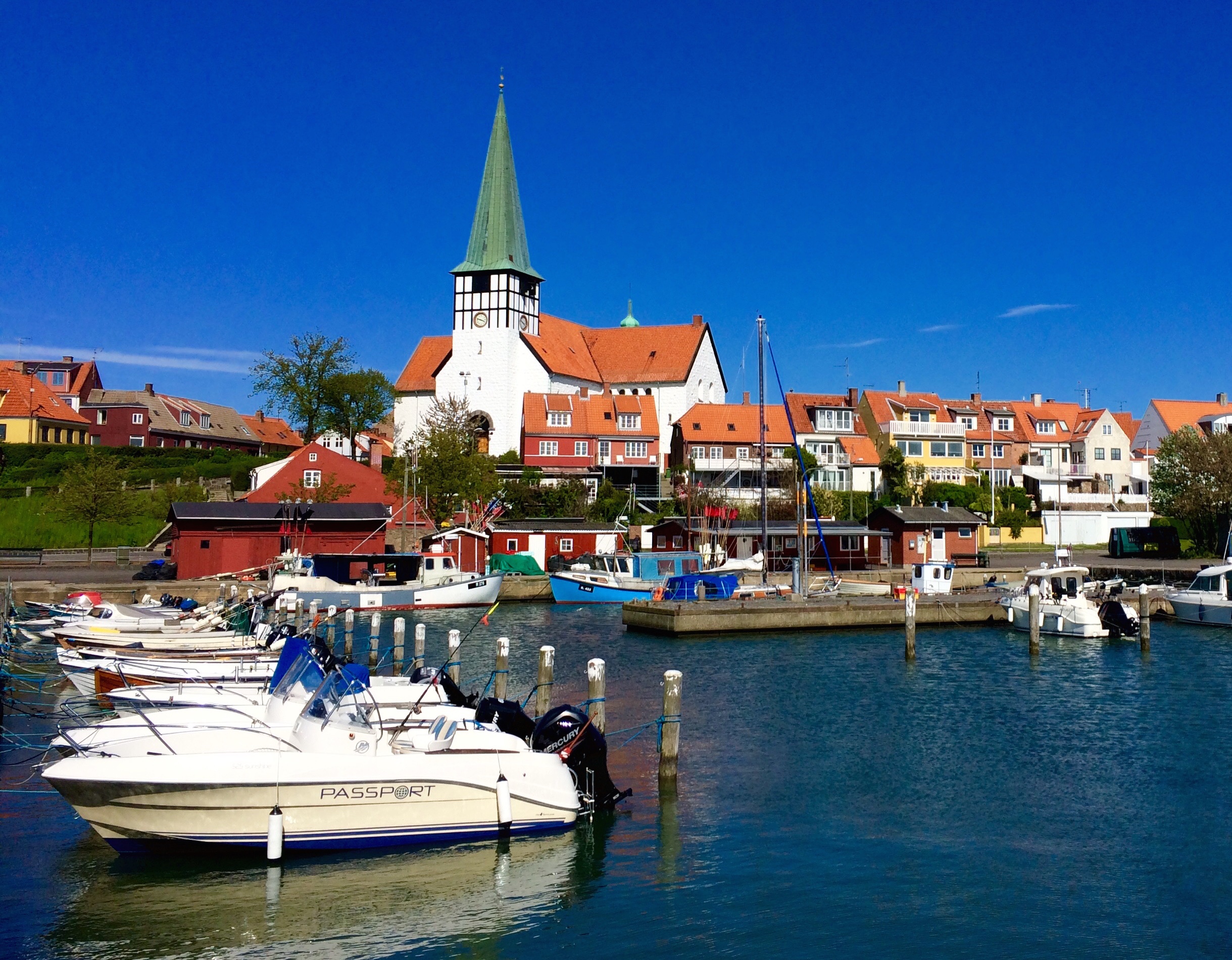 Rønne is the largest city on the Danish island of Bornholm, a popular tourist destination that is also testing some innovative energy solutions. Stephanie Joyce / Wyoming Public Radio.