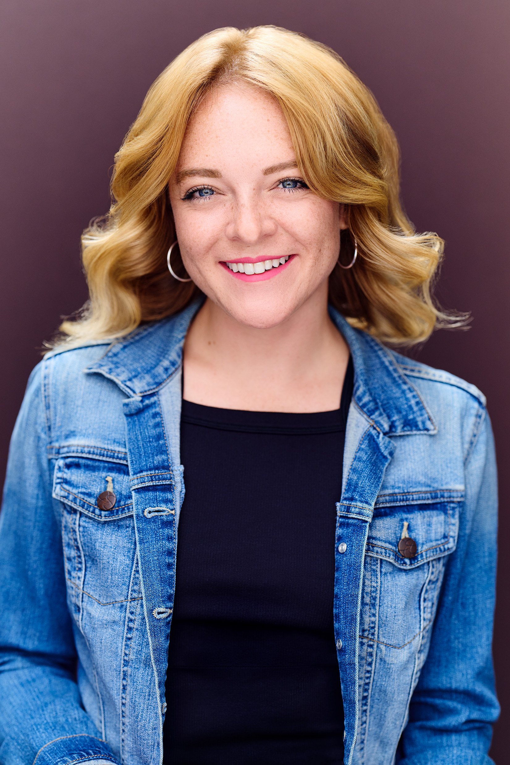 Retouched professional headshot