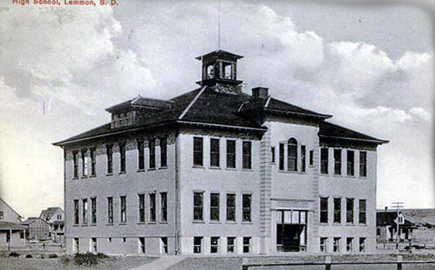 The old lemmon school house