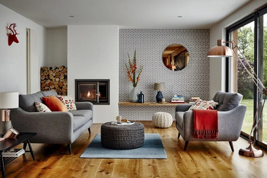 Present day modern style home. 