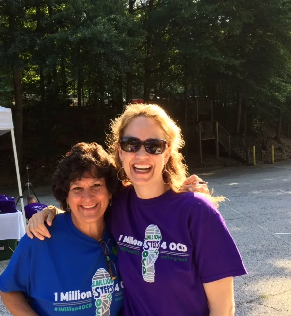 Margaret Sisson and Susan Boaz at the One Million Step 4 OCD
