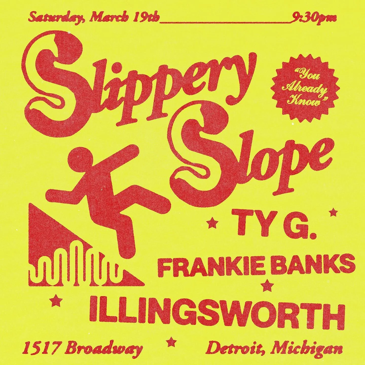 Slippery Slope @paramitasound tonight w @tylergibney @hvw8gallery @illingsworth&hellip; sippin &amp; rippin from 9:30 on&hellip; see you at the function 🏆📈 #watchyourstep