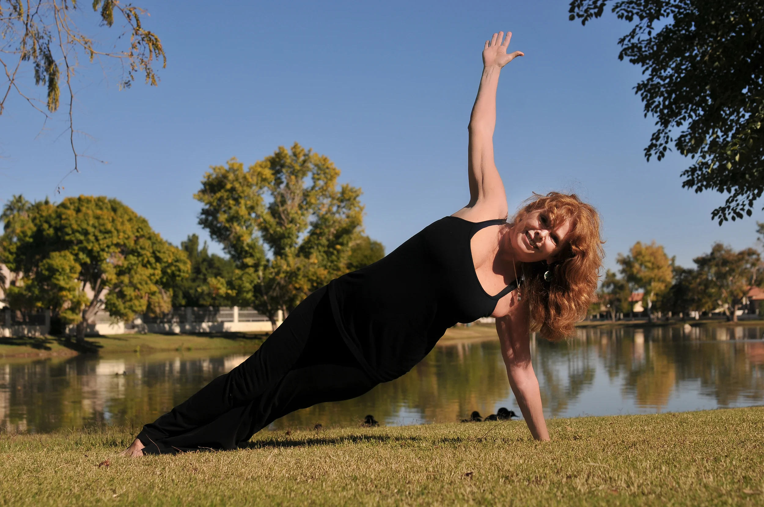 DeAnna in Side Plank Pose