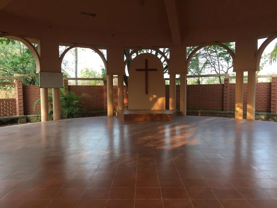 Yoga hall at Vidyavanam