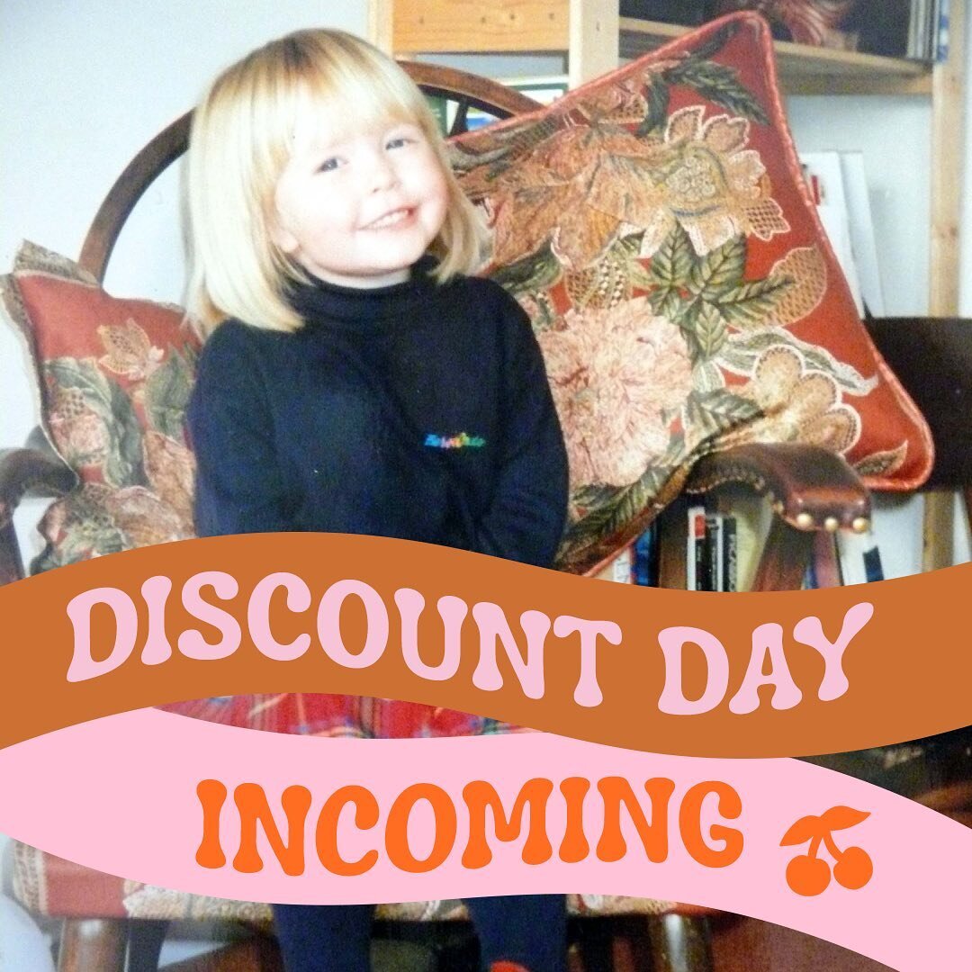 Hiya 👋

I&rsquo;ve got news for you 🤩 

HUUUGE discount day incoming!! 🤯

It&rsquo;s my 31st birthday on Thursday and I&rsquo;ve decided to offer a mahoosive and totally crazy 31% off jewellery for 31 hours to celebrate!!* 🎉

Put it in ur diaries