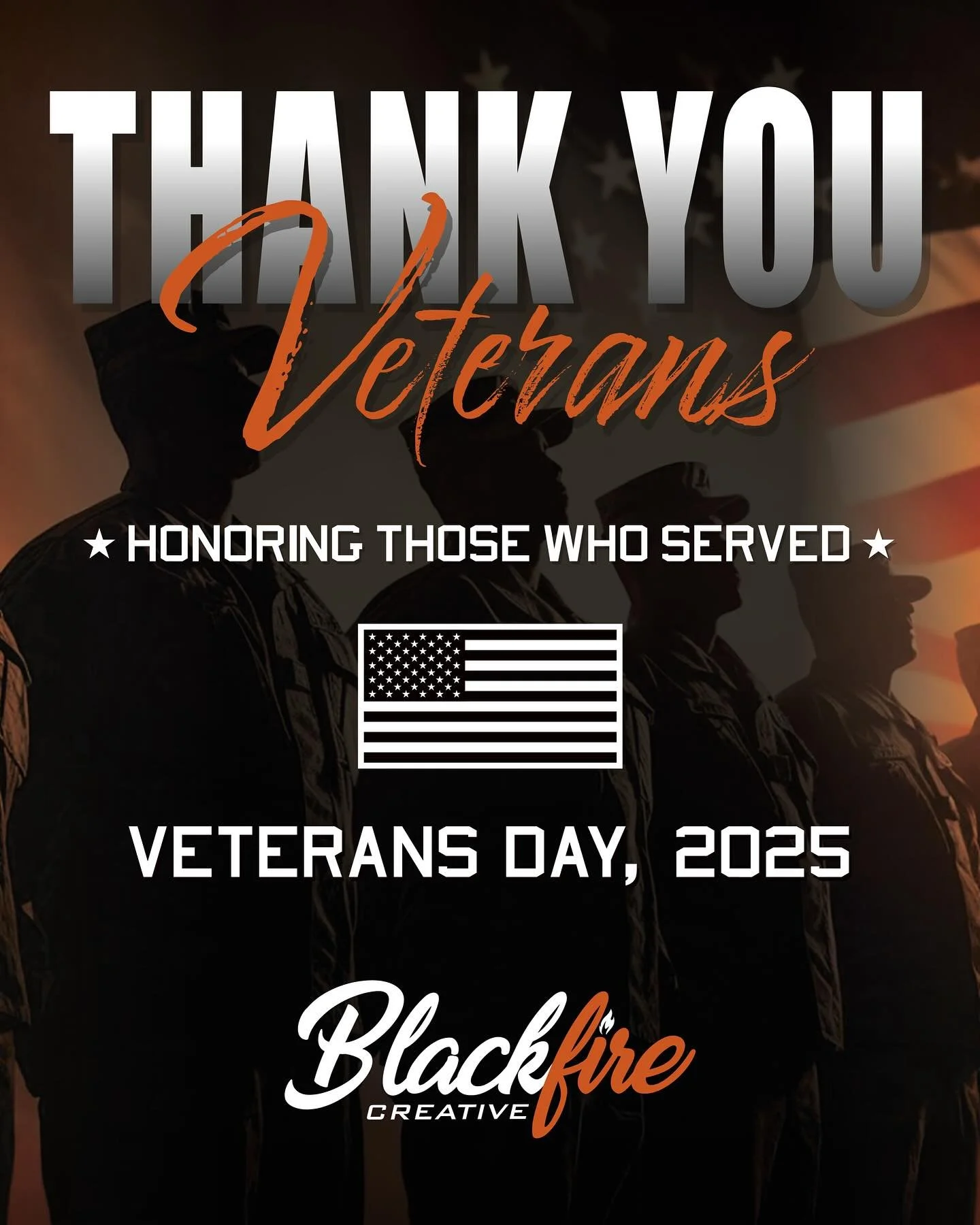 Happy Veterans Day to all of our brothers and sisters out there! This includes our very own @blackfireniel  and @therealmcornell 🫡#VeteranOwnedAndOperated #VeteransMatter #2025VeteransDay #America