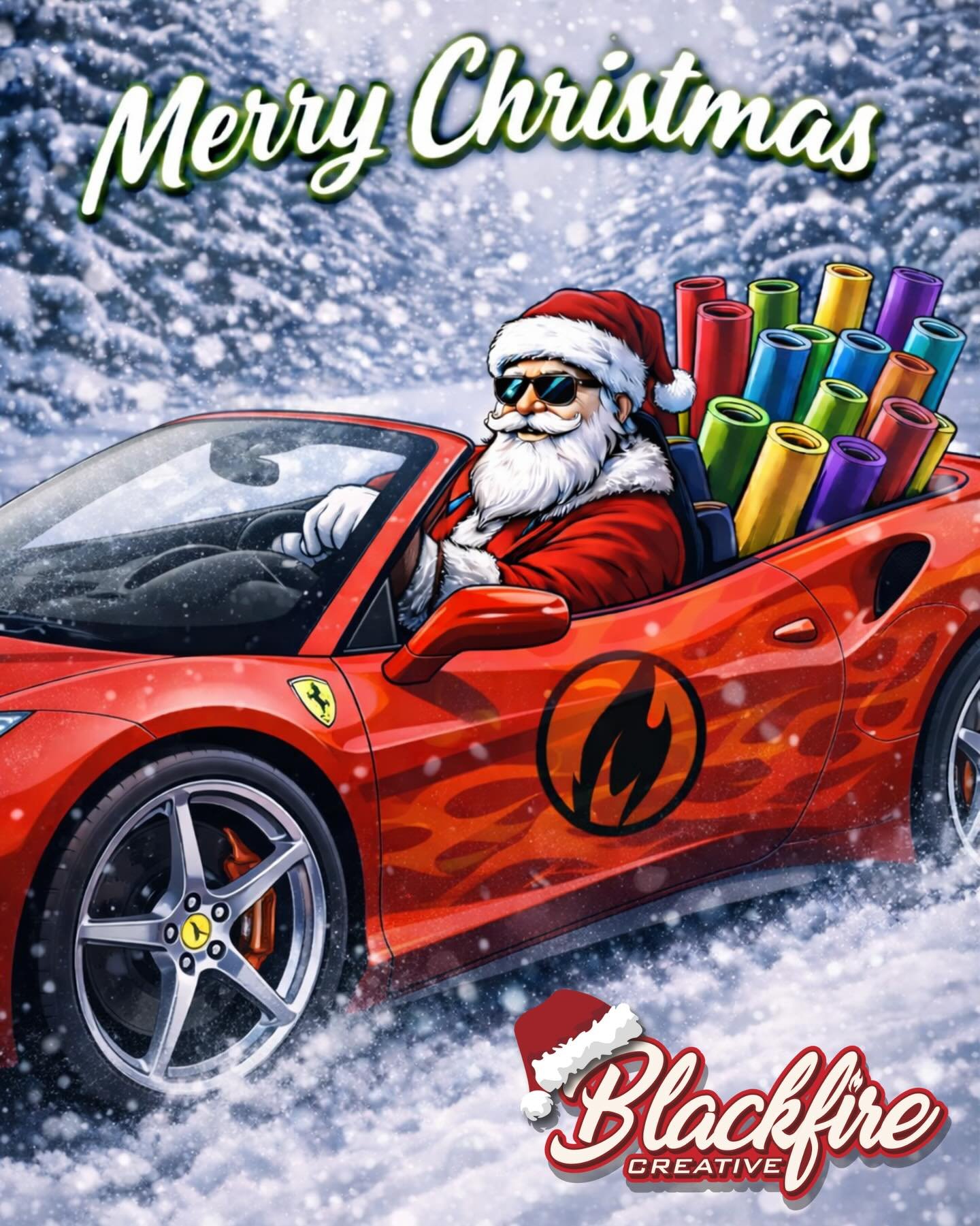 Merry Christmas from all of us at BlackFire Creative 🎄

As we wrap up another year (literally and figuratively), we&rsquo;re overwhelmed with gratitude. To every client who trusted us with your vehicles, every partner who backed our vision, and ever