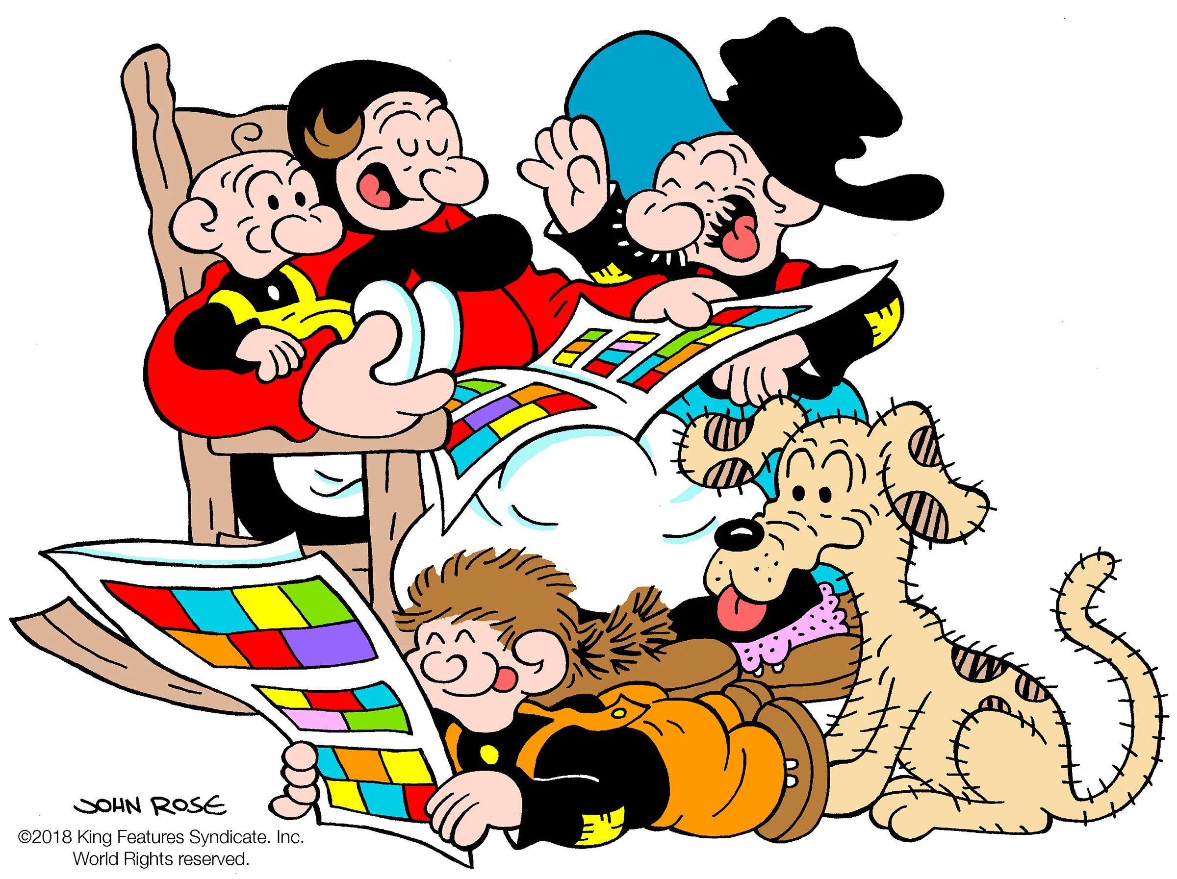 John Rose Harrisonburg, VA Cartoonist Member since September 2018 Website John Rose is the cartoonist of the popular, long-running Barney Google and Snuffy Smith comic strip which is syndicated by King Features Syndicate to hundreds of newspapers worldwide. He began working on the comic strip as an inking assistant to cartoonist Fred Lasswell in 1998 and became the strip's cartoonist in 2001. He has authored three Snuffy Smith comic strip book collections. He and his wife Karen are graduates of James Madison University and live in Harrisonburg.