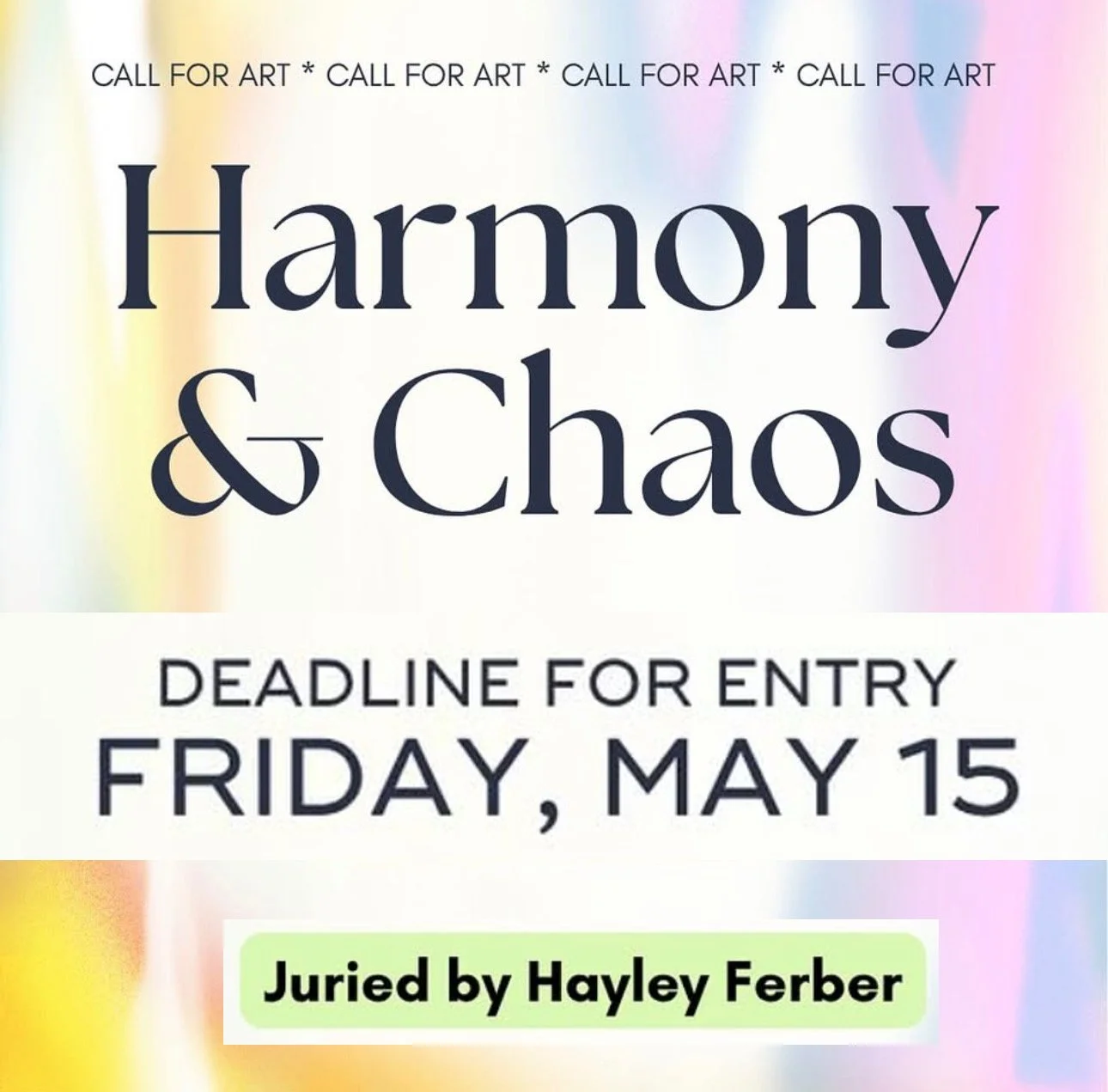 Open Call Deadline for Harmony &amp; Chaos