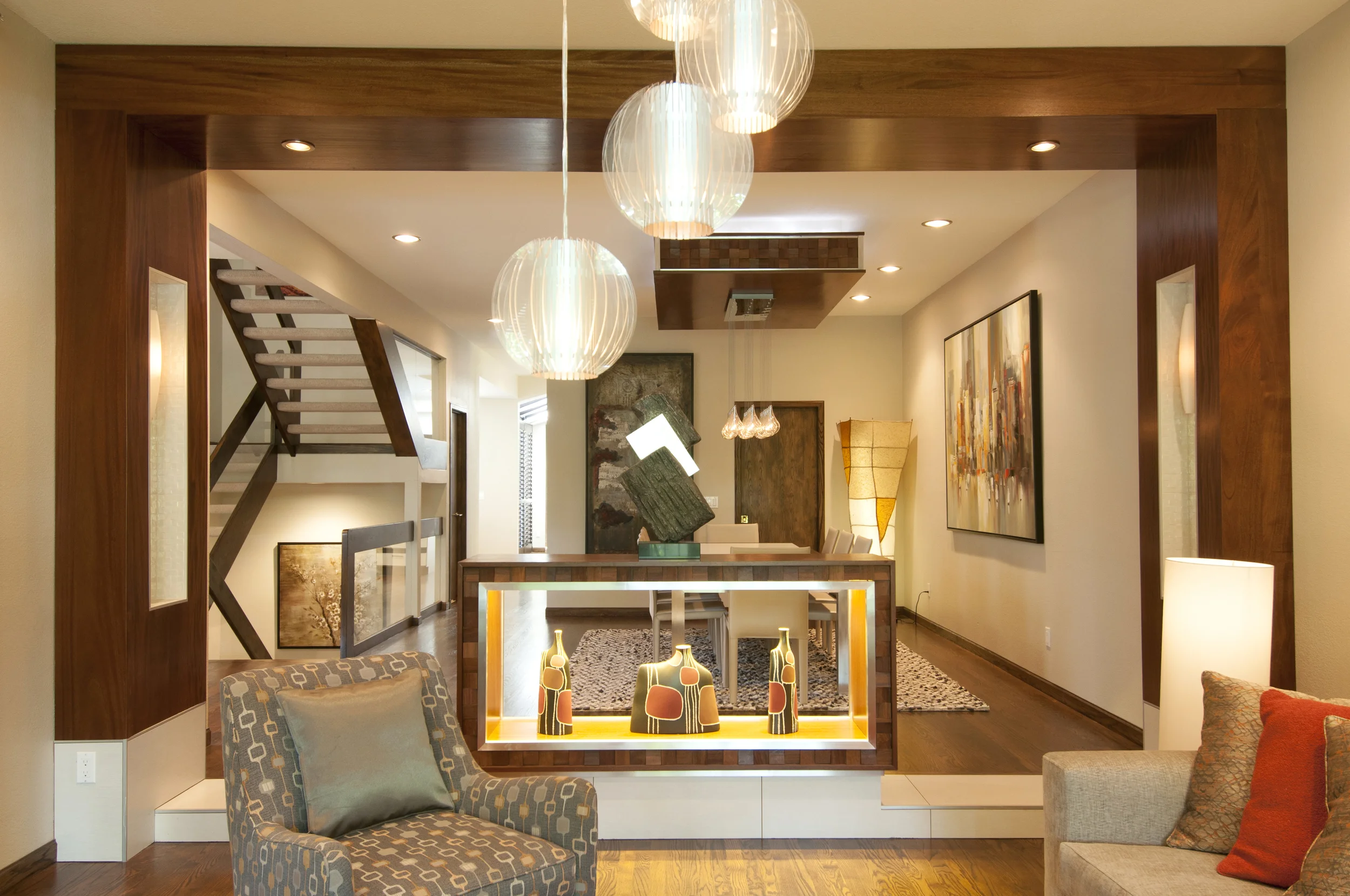 Custom Arch and Display Cabinet