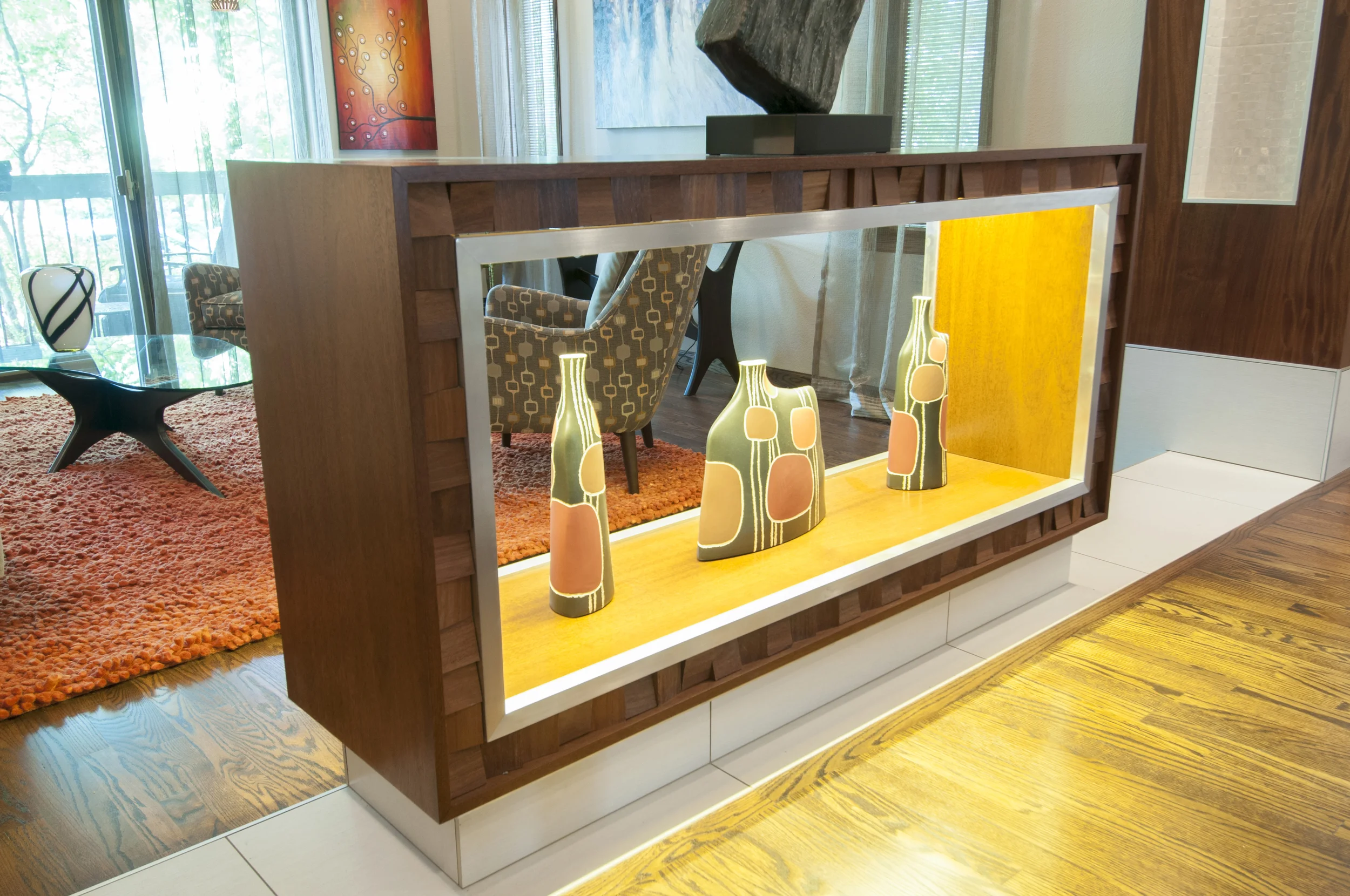 Custom Arch and Display Cabinet