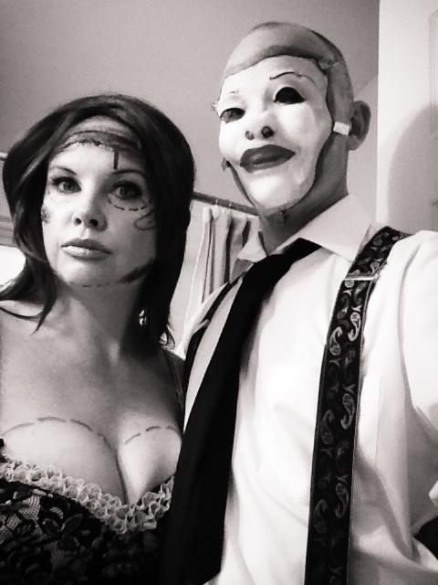 Pavi Largo (from Repo: The Genetic Opera) and his knife-addicted gal - Theatre Bizzare 2014