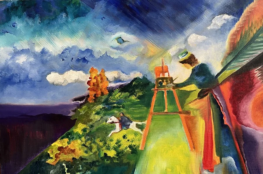 Kandinsky's Easel