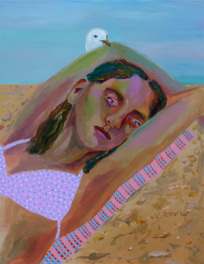 Girl with Seagull