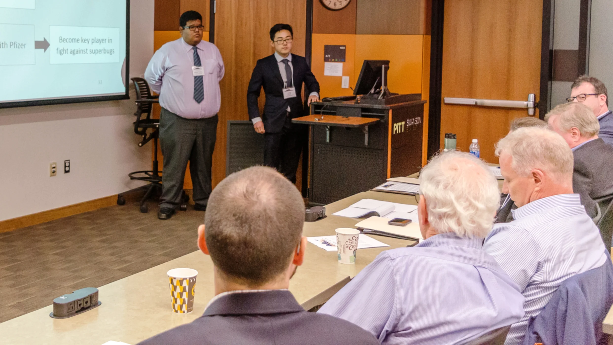 Li Ang Zhang of Team Systems Innovation answers some tough questions from our judges. 