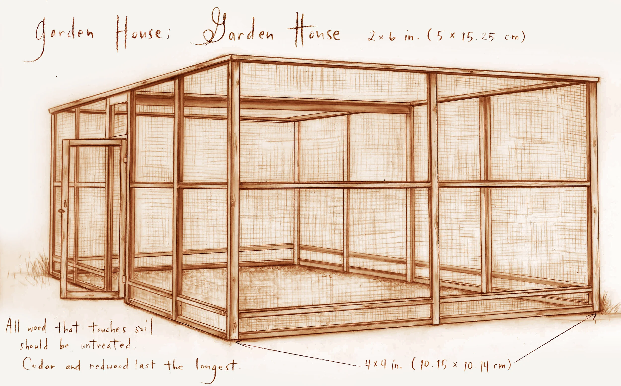 Edible Gardens LA book illustration